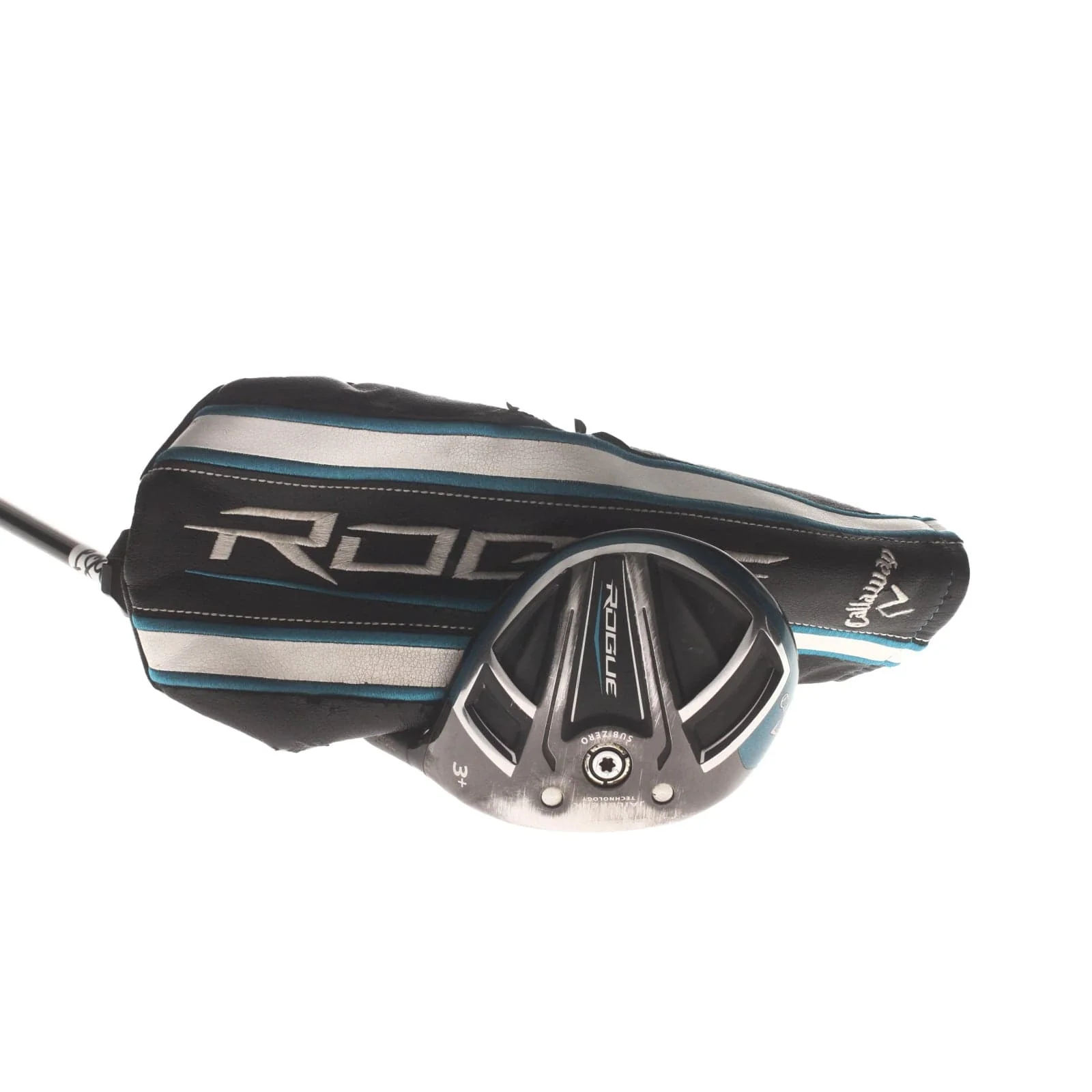 Callaway Rogue Graphite Mens Right Hand Fairway 3+ Wood 13.5* Stiff - HZRDUS Yellow 6.0 75g