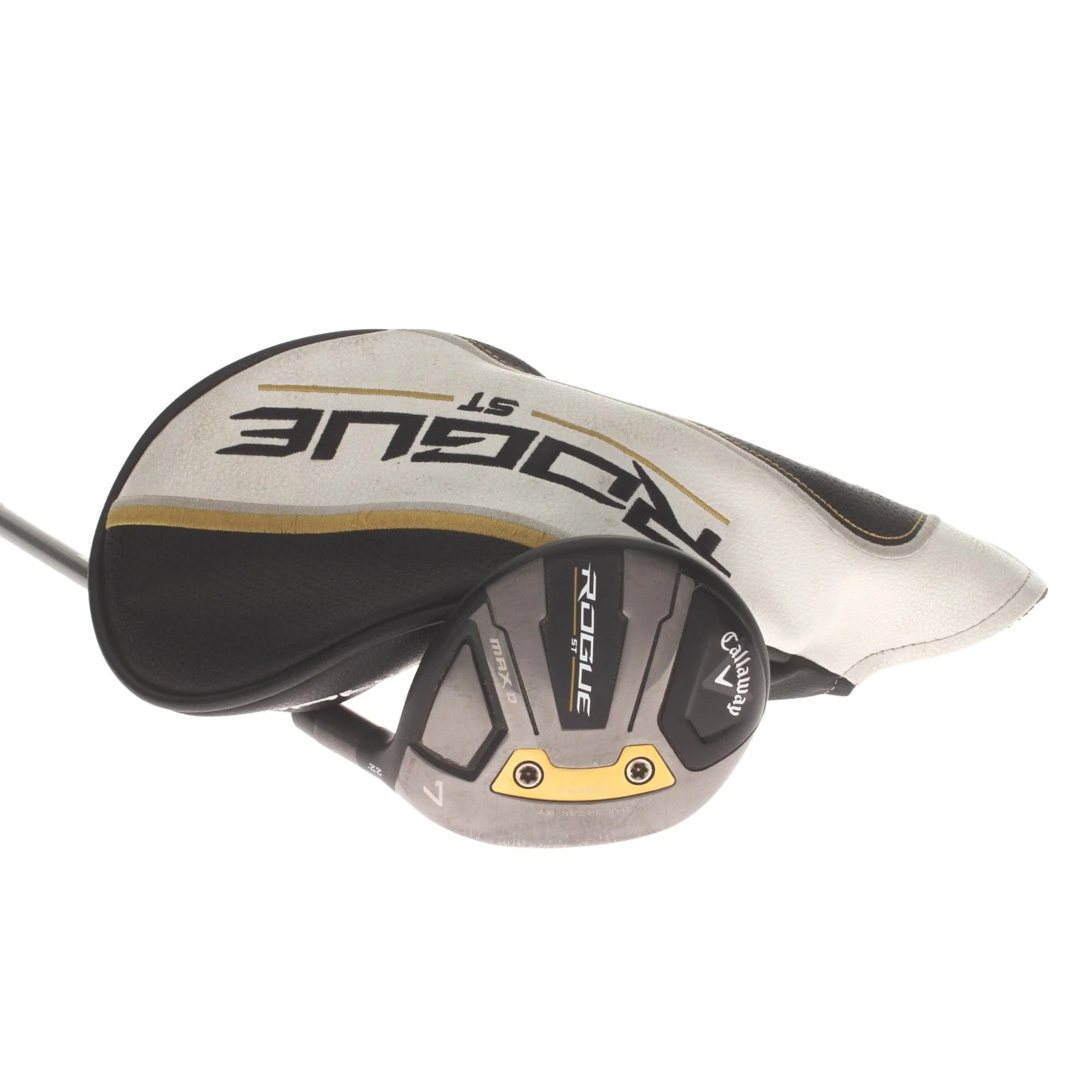 Callaway Rogue ST Max D Graphite Mens Right Hand Fairway 7 Wood 22* Stiff - Nippon N.S Pro WT8000