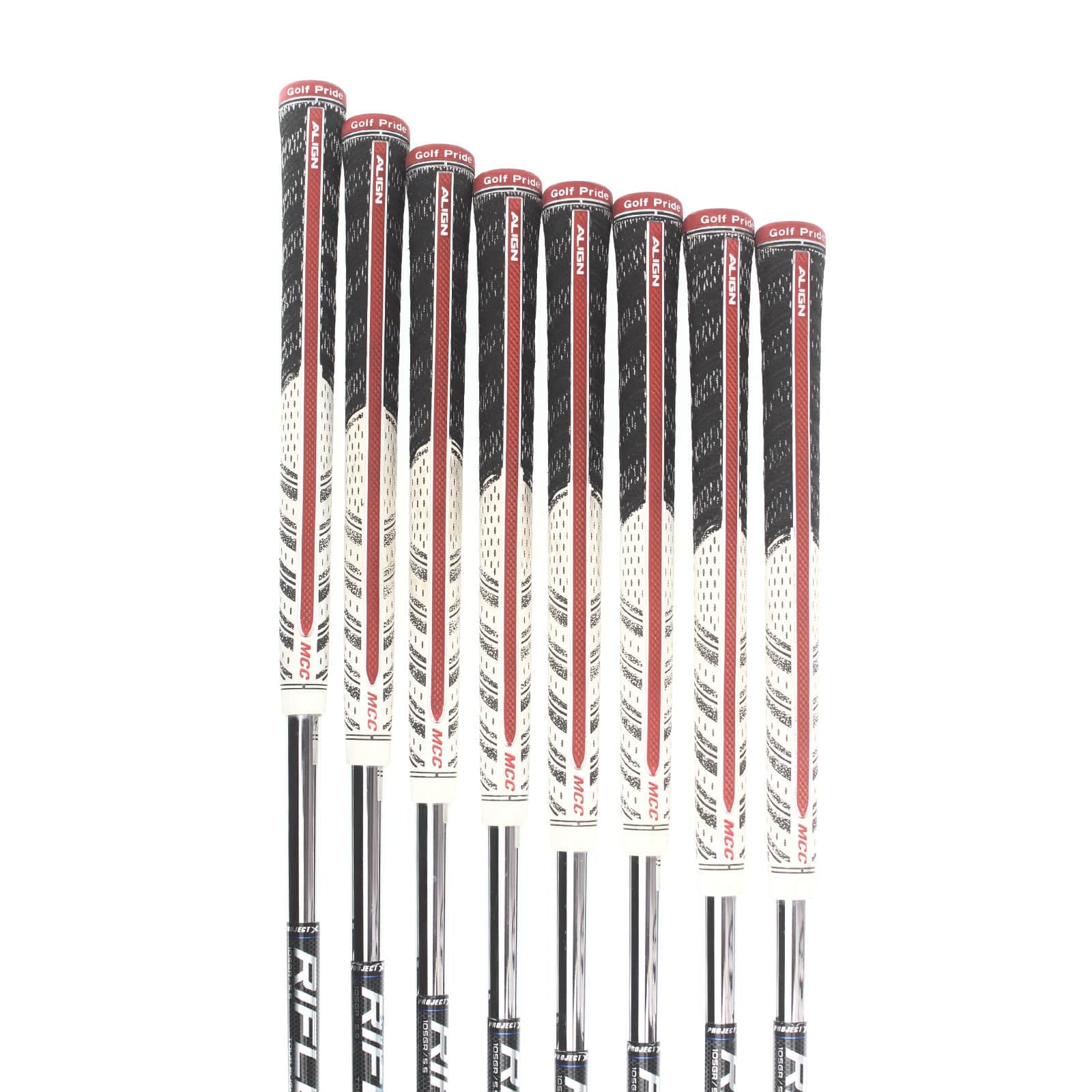 Callaway Rogue ST Max Steel Mens Right Hand Irons 6-PW+AW+SW Regular - Project X Rifle 105GR 5.5 - Image 7