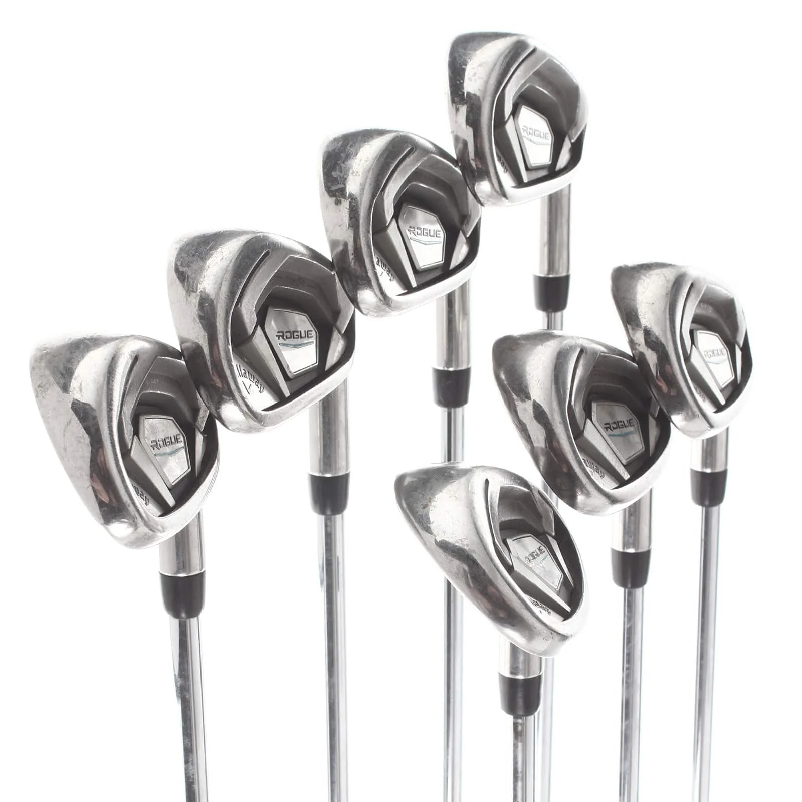Callaway Rogue Steel Mens Right Hand Irons 5-SW Regular - Callaway Standard - Image 2