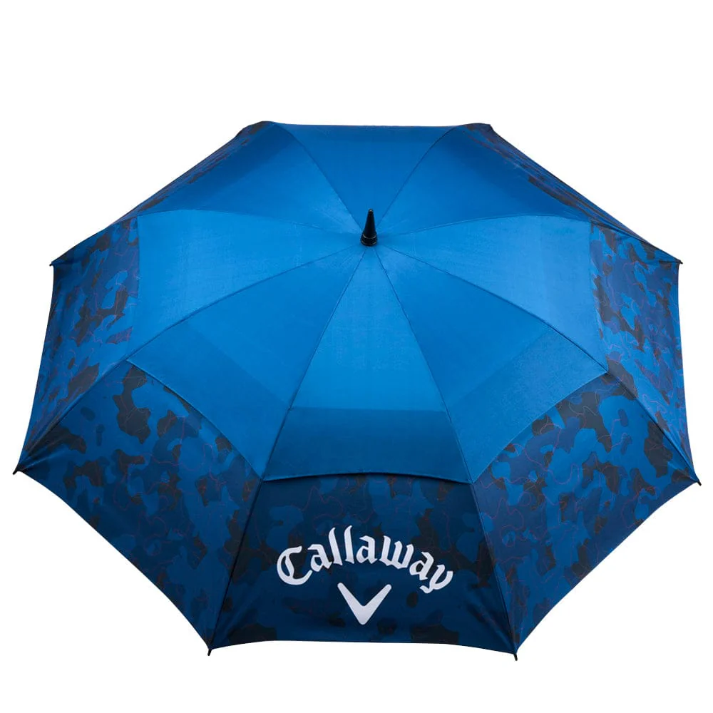 Callaway Shield 64" Double Canopy Umbrella - Navy/Red - Image 2