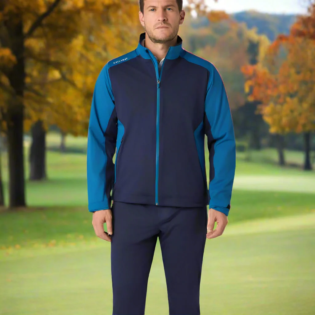 Callaway Stormlite III Waterproof Suit - Blue Sapphire/Peacoat - Image 10