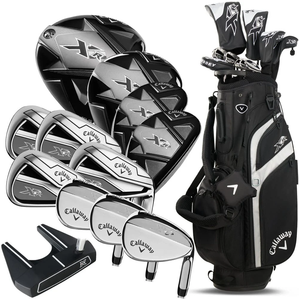 Callaway XR 26 13-Piece Stand Bag Package Set - Graphite - Black/Silver