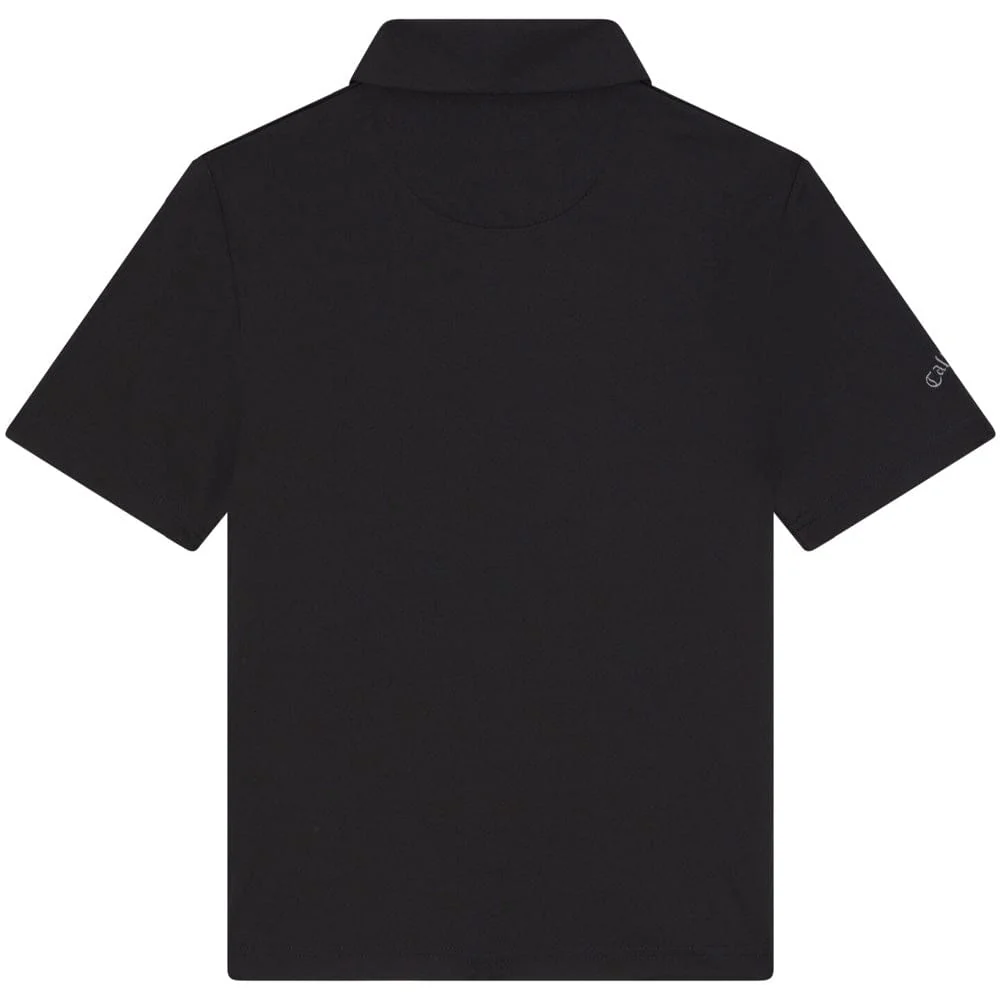 Callaway Youth Solid Polo Shirt - Caviar - Image 2