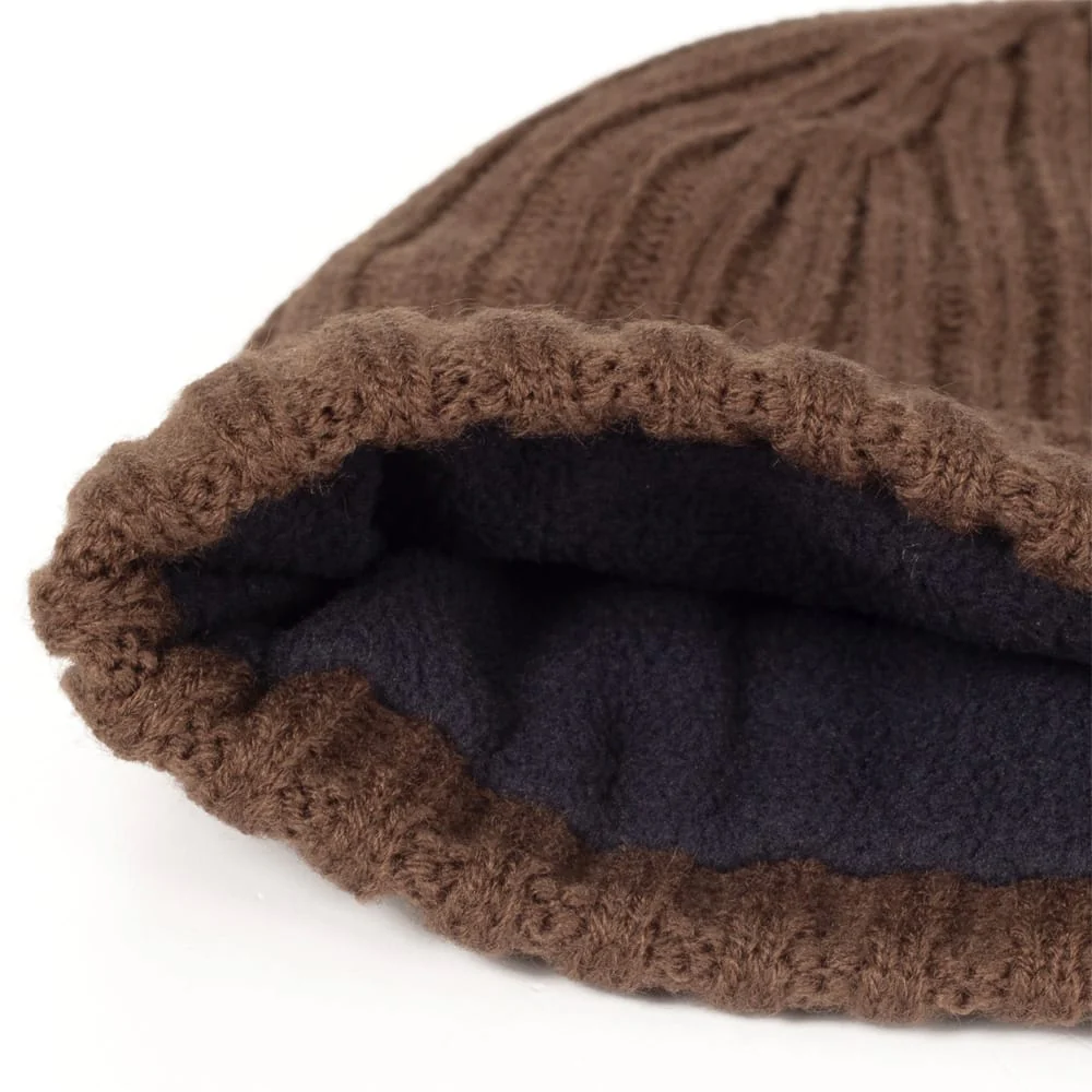 Calvin Klein Albon Ribbed Beanie - Cedar Brown - Image 6