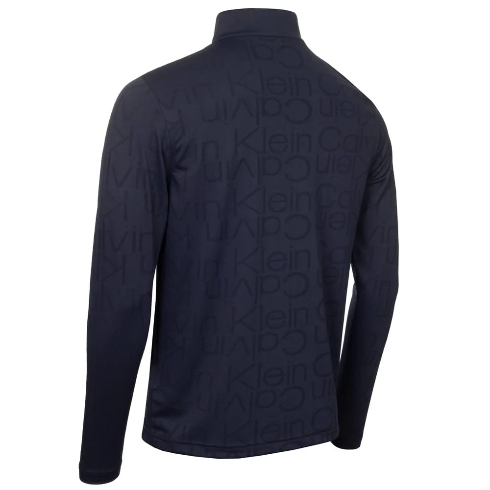Calvin Klein Avondale Half Zip Pullover - Navy - Image 2