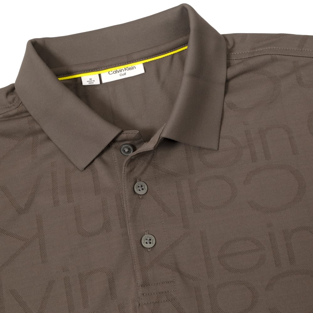 Calvin Klein Avondale Polo Shirt - Cedar Brown - Image 3