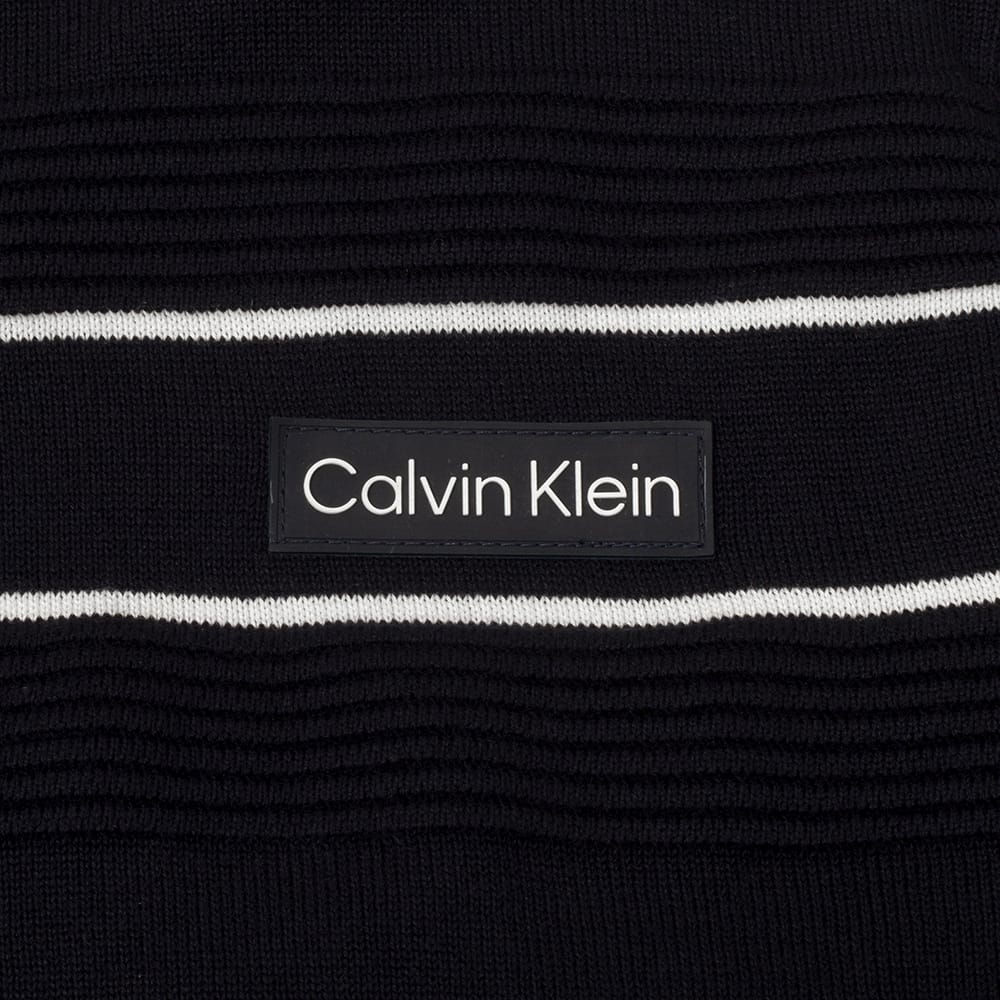 Calvin Klein Baxter Lined Sweater - Navy - Image 5