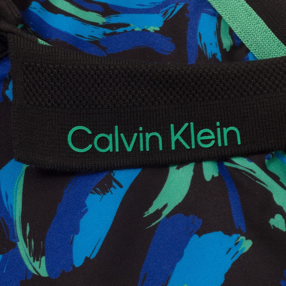 Calvin Klein Brushstroke Print Polo Shirt - Brushstroke Print - Image 4