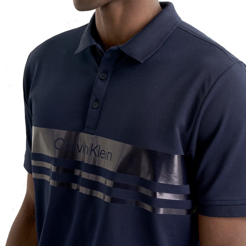 Calvin Klein Freemount Polo Shirt - Navy - Image 4