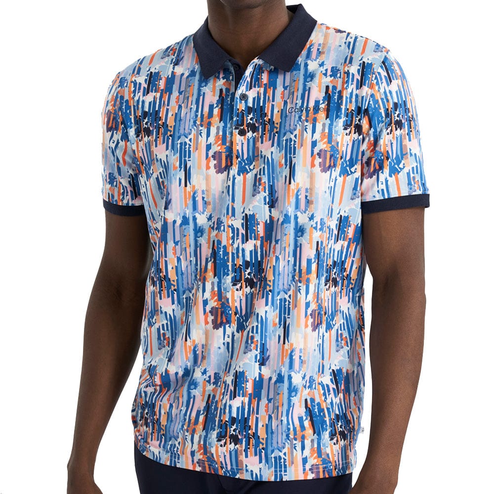 Calvin Klein Glitch Print Polo Shirt - Glitch Print