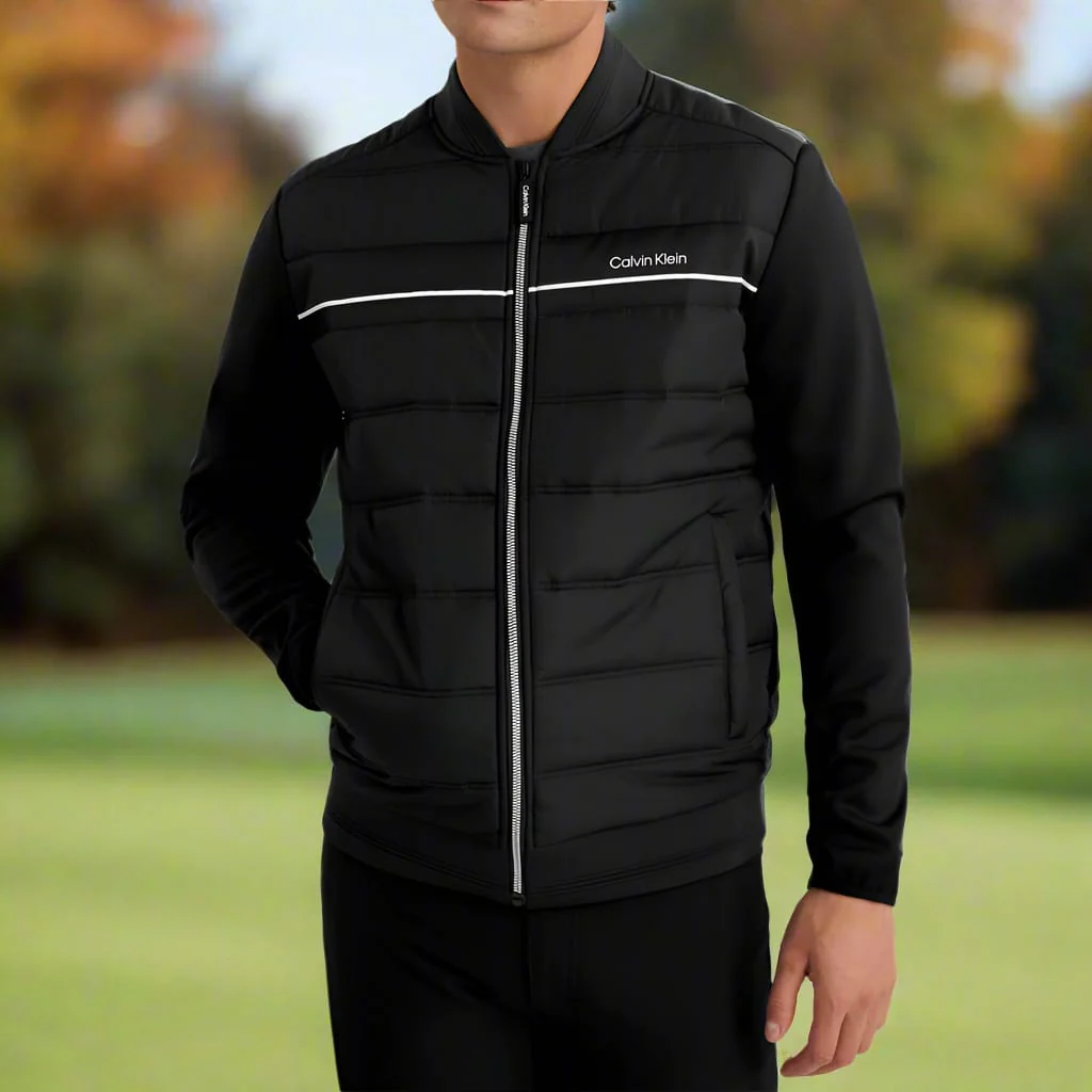 Calvin Klein Lincoln Bomber Jacket - Black - Image 6