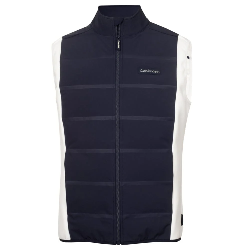 Calvin Klein Manning Full Zip Gilet - White - Image 3