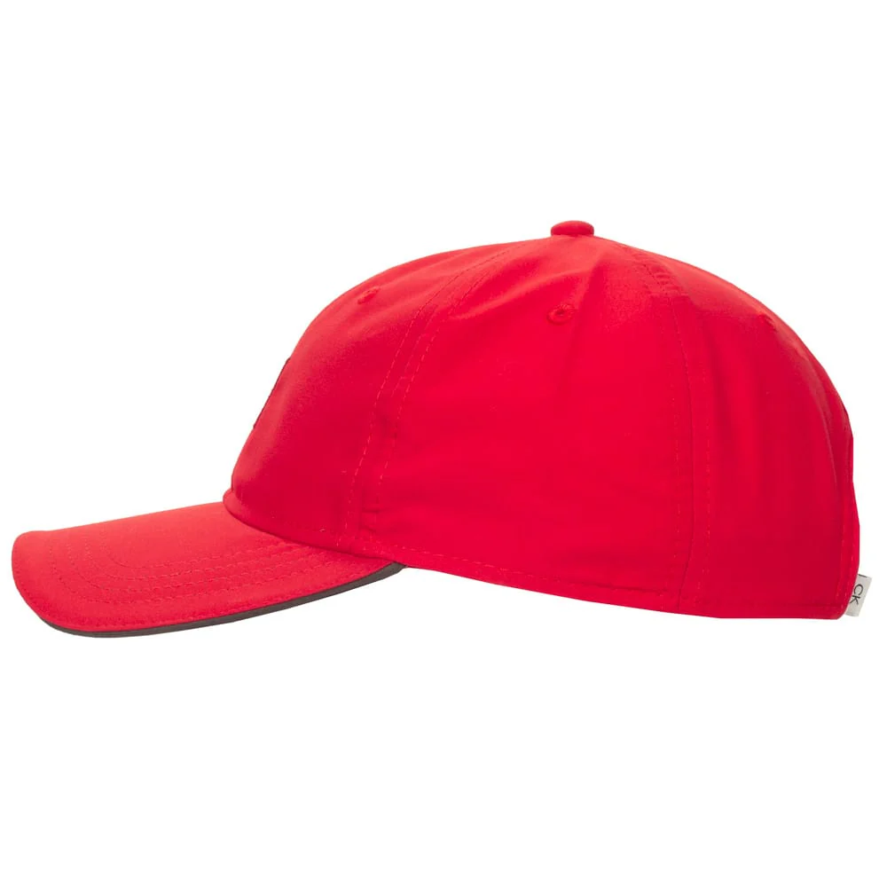 Calvin Klein Microfibre Baseball Cap - Red - Image 3