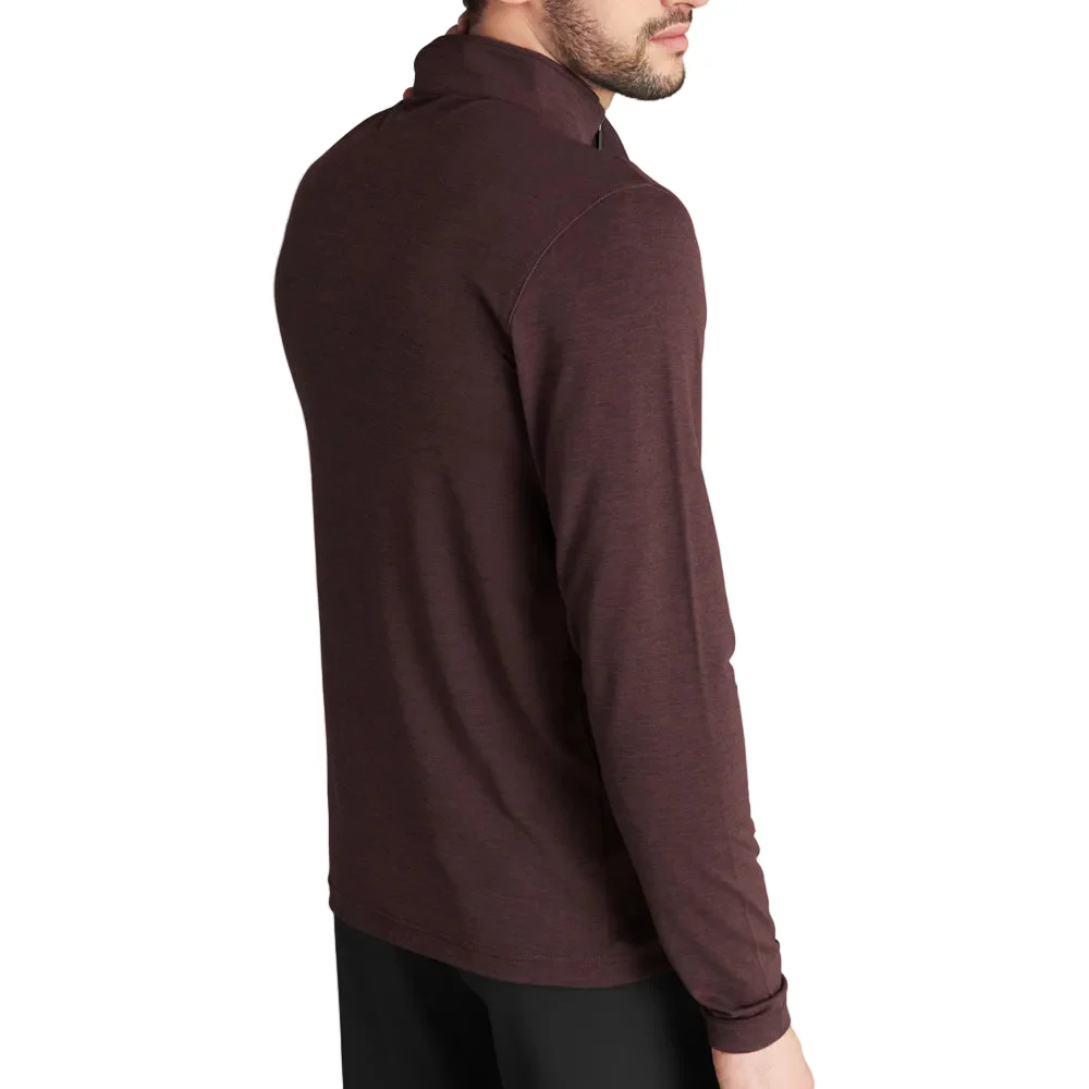 Calvin Klein Newport Half-Zip Sweater - Blackberry - Image 3