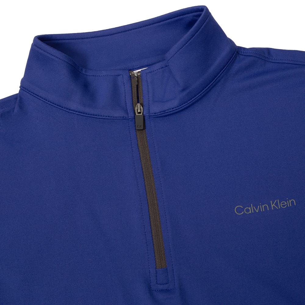Calvin Klein Newport 1/2 Zip Pullover- French Blue - Image 3