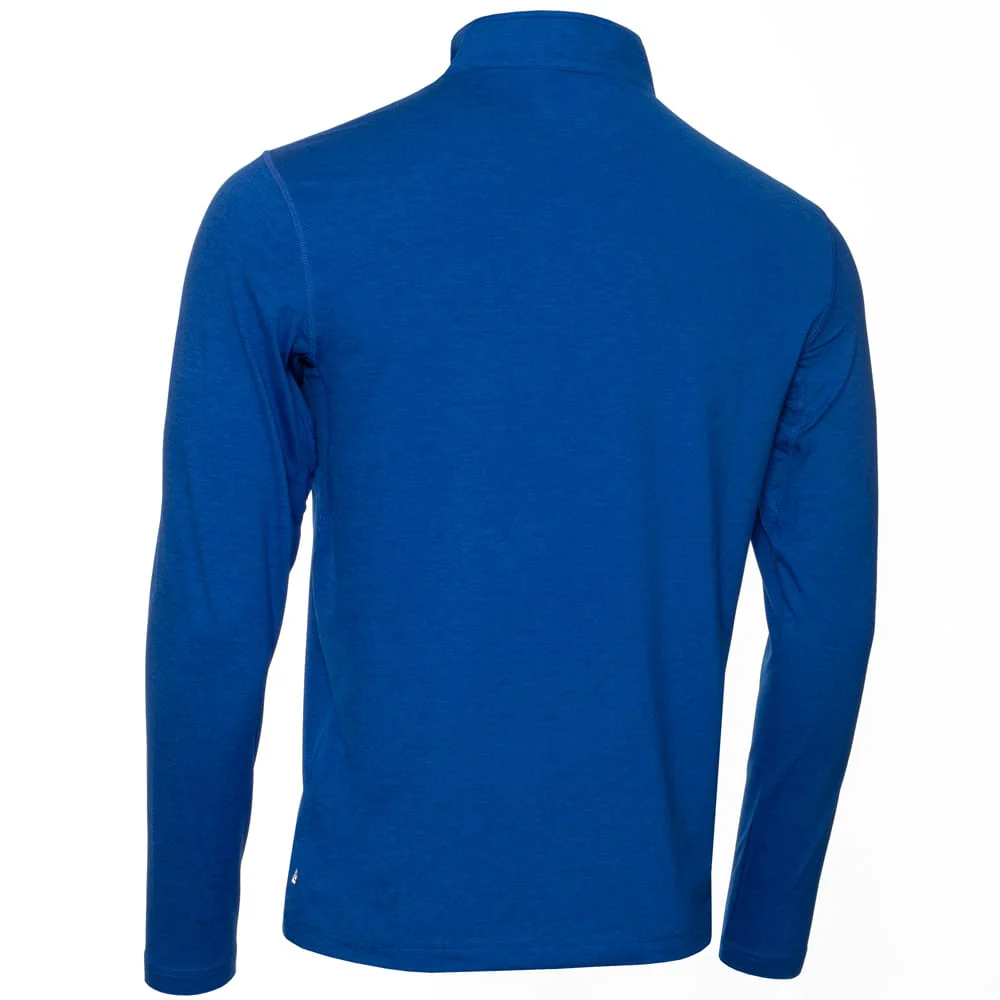 Calvin Klein Newport Half-Zip Sweater - Nautical Blue Marl - Image 2