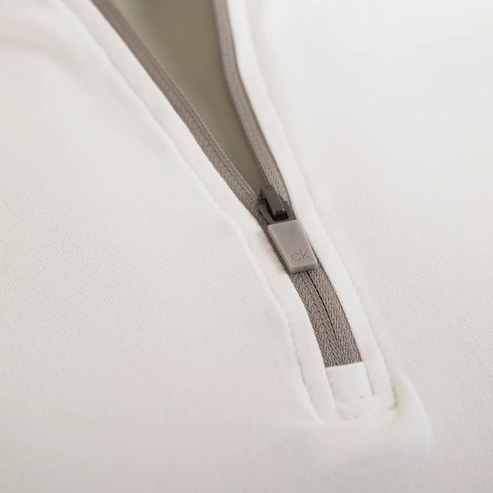 Calvin Klein Newport Half-Zip Sweater - White - Image 7