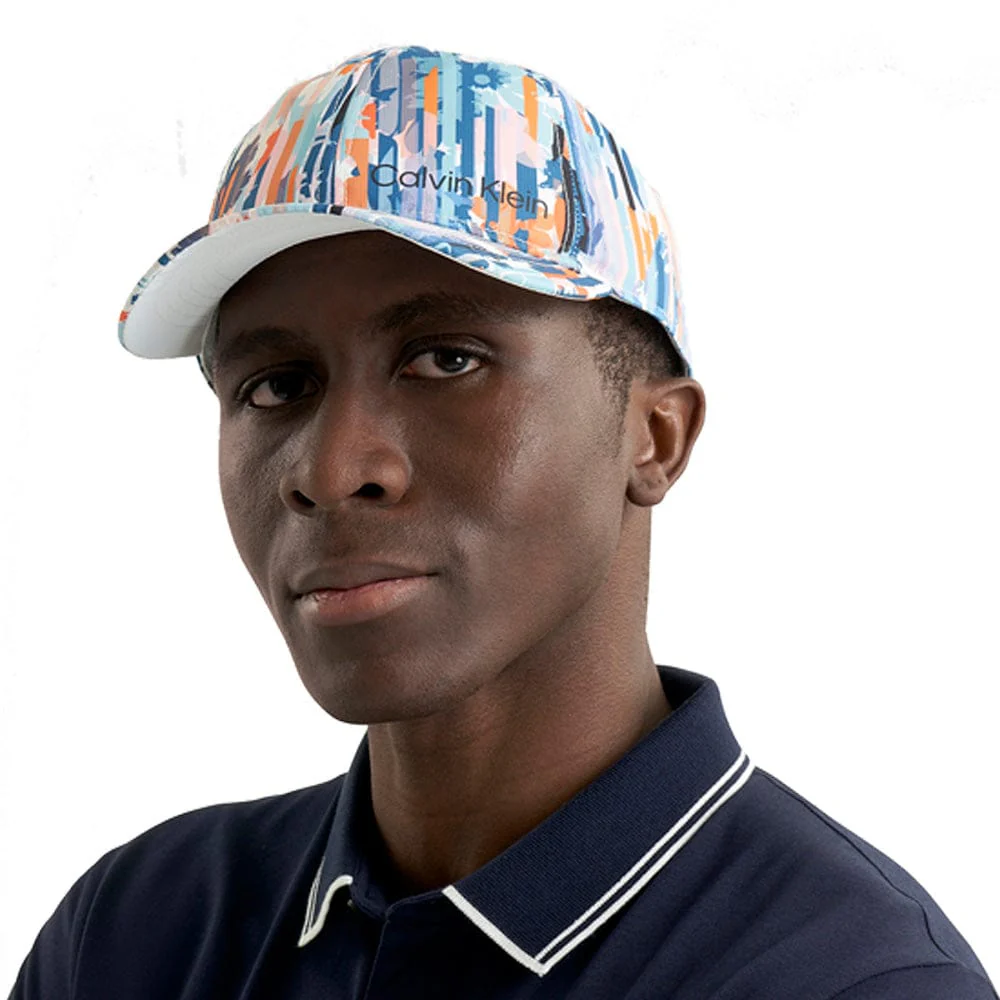 Calvin Klein Printed Baseball Cap - Glitch Print - Image 6