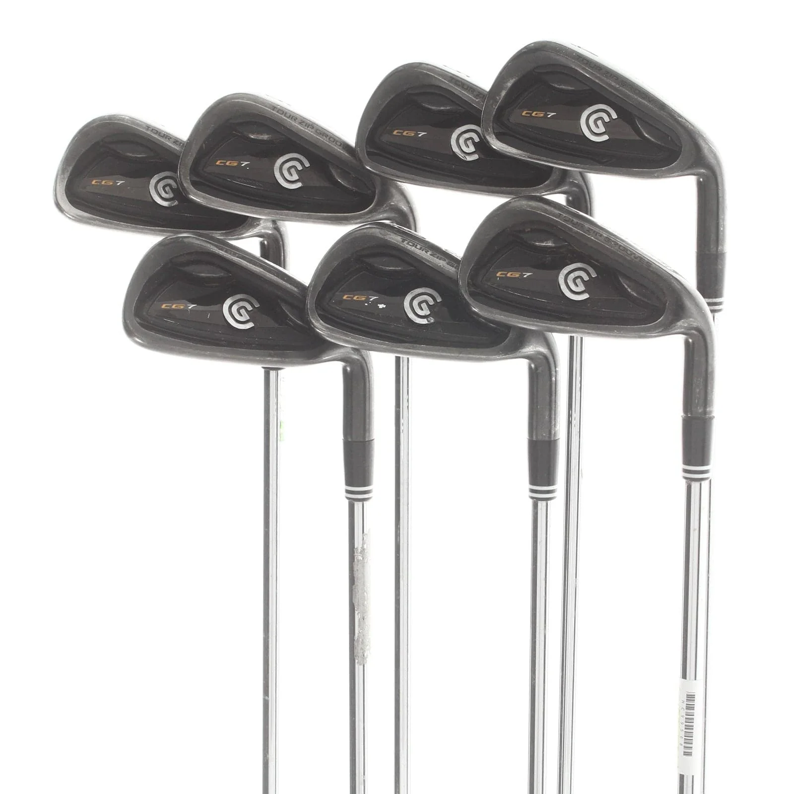 Cleveland CG7 Black Steel Mens Right Hand Irons 4-PW Regular -