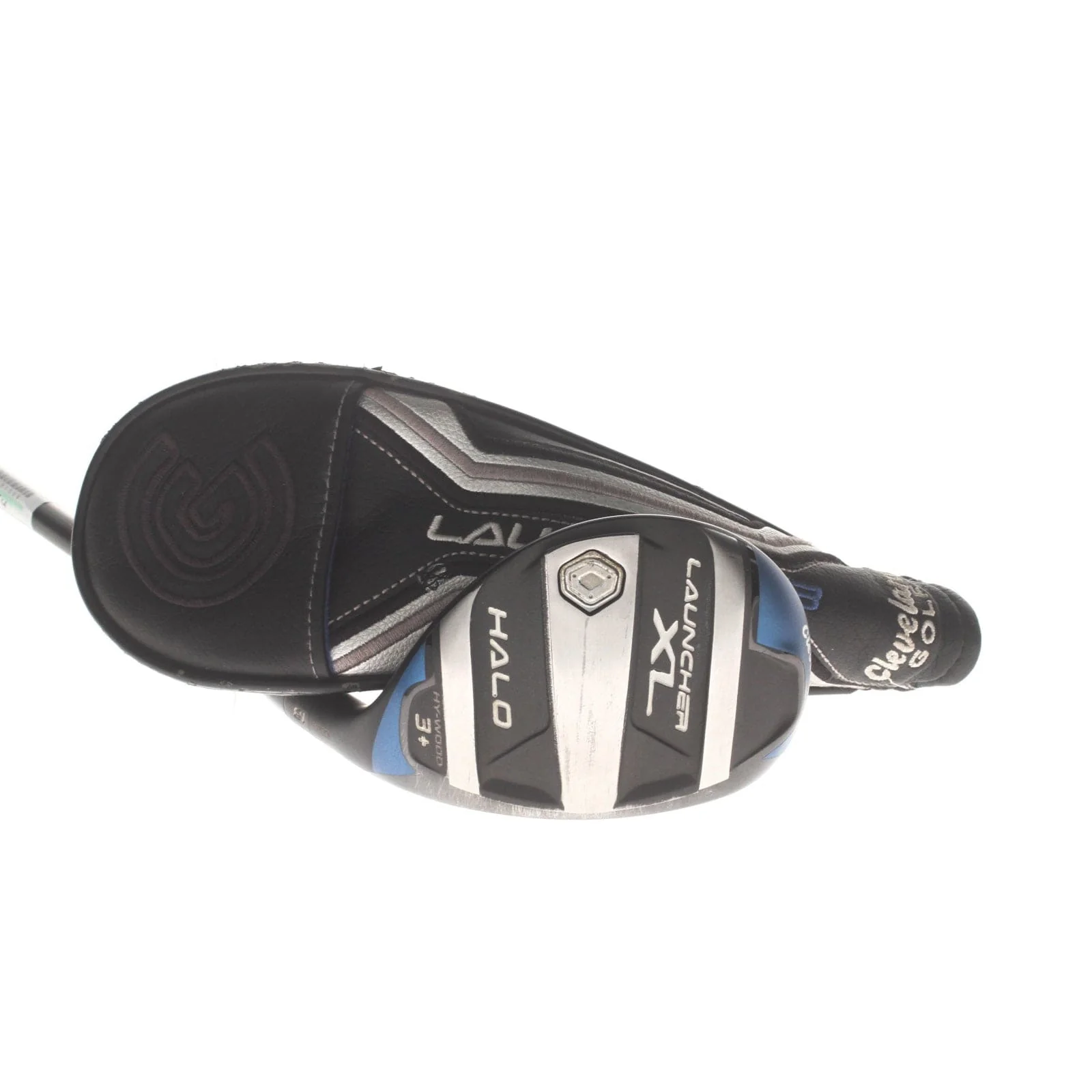 Cleveland Launcher XL Halo Hy-Wood Graphite Mens Right Hand 3 Hybrid 18* Stiff - Cypher Forty 6.0