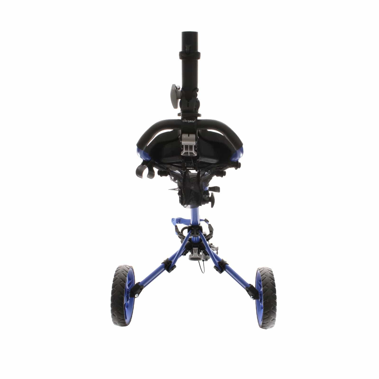 Clicgear 4 3-Wheel Push/Pull Trolley - Black/Blue - Image 4