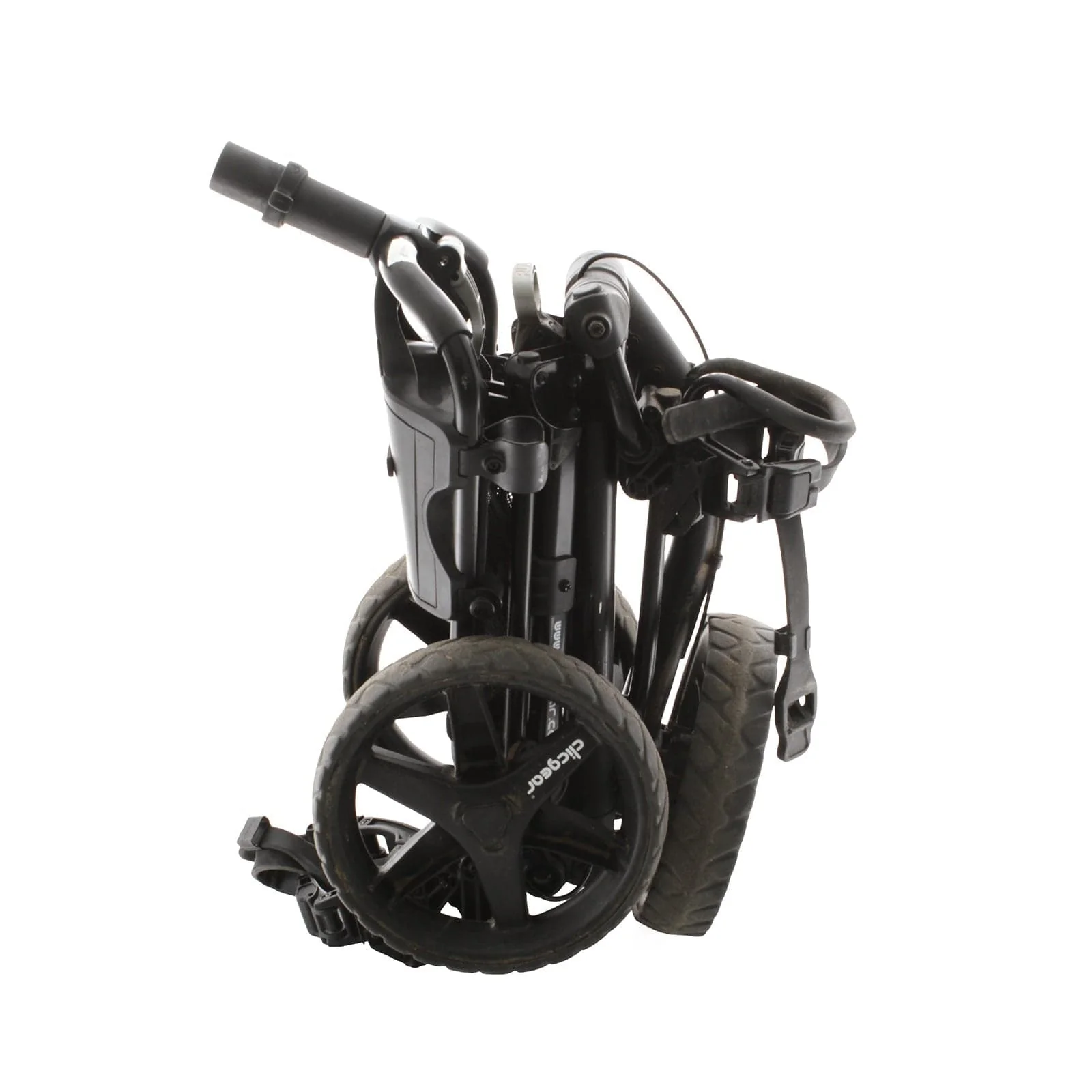 Clicgear 4 3-Wheel Push/Pull Trolley - Black/White - Image 5