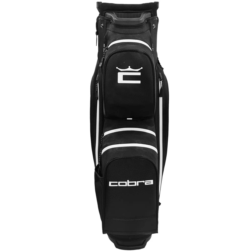 Cobra ACE Waterproof Cart Bag - Black/Black - Image 4