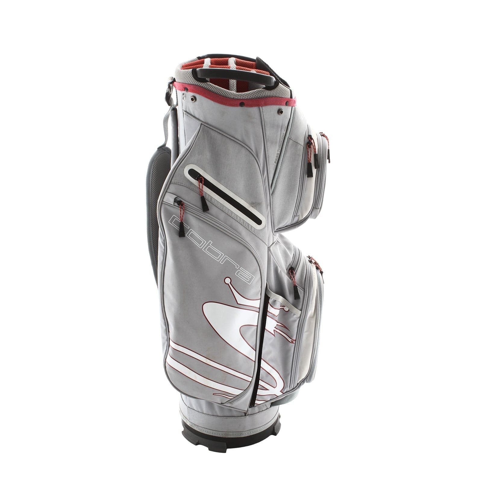 Cobra Cart Bag - Grey/White/Red - Image 3