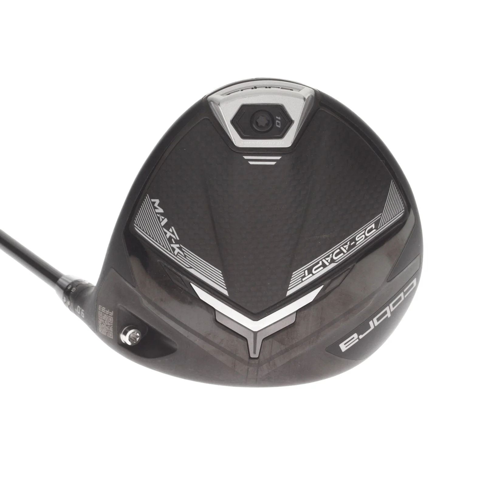 Cobra DS-Adapt Max-K Graphite Mens Right Hand Driver 9* Extra Stiff - Denali Black 6.5 70g