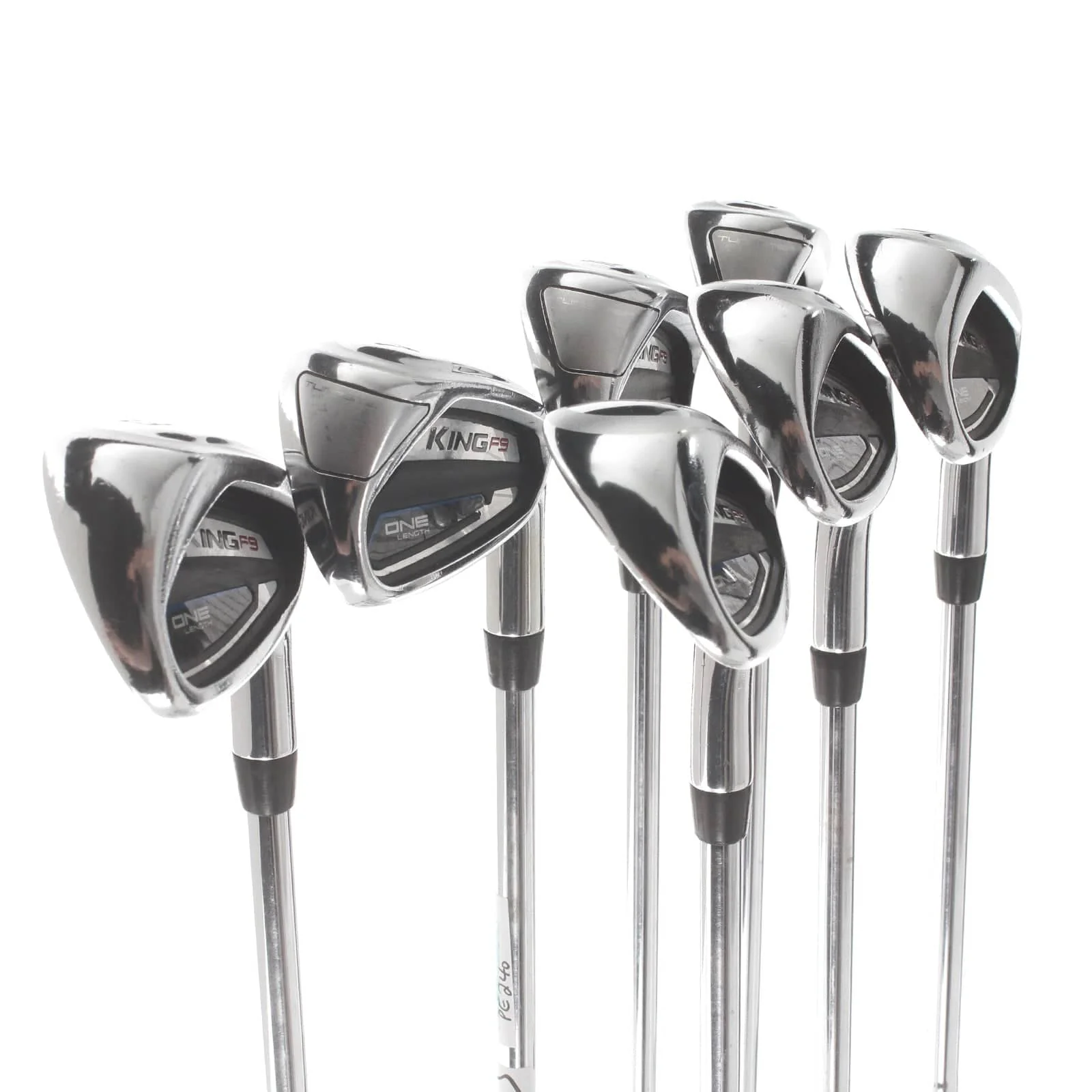 Cobra F9 One Length Steel Mens Right Hand Irons 5-GW Stiff - KBS Tour 90 - Image 2