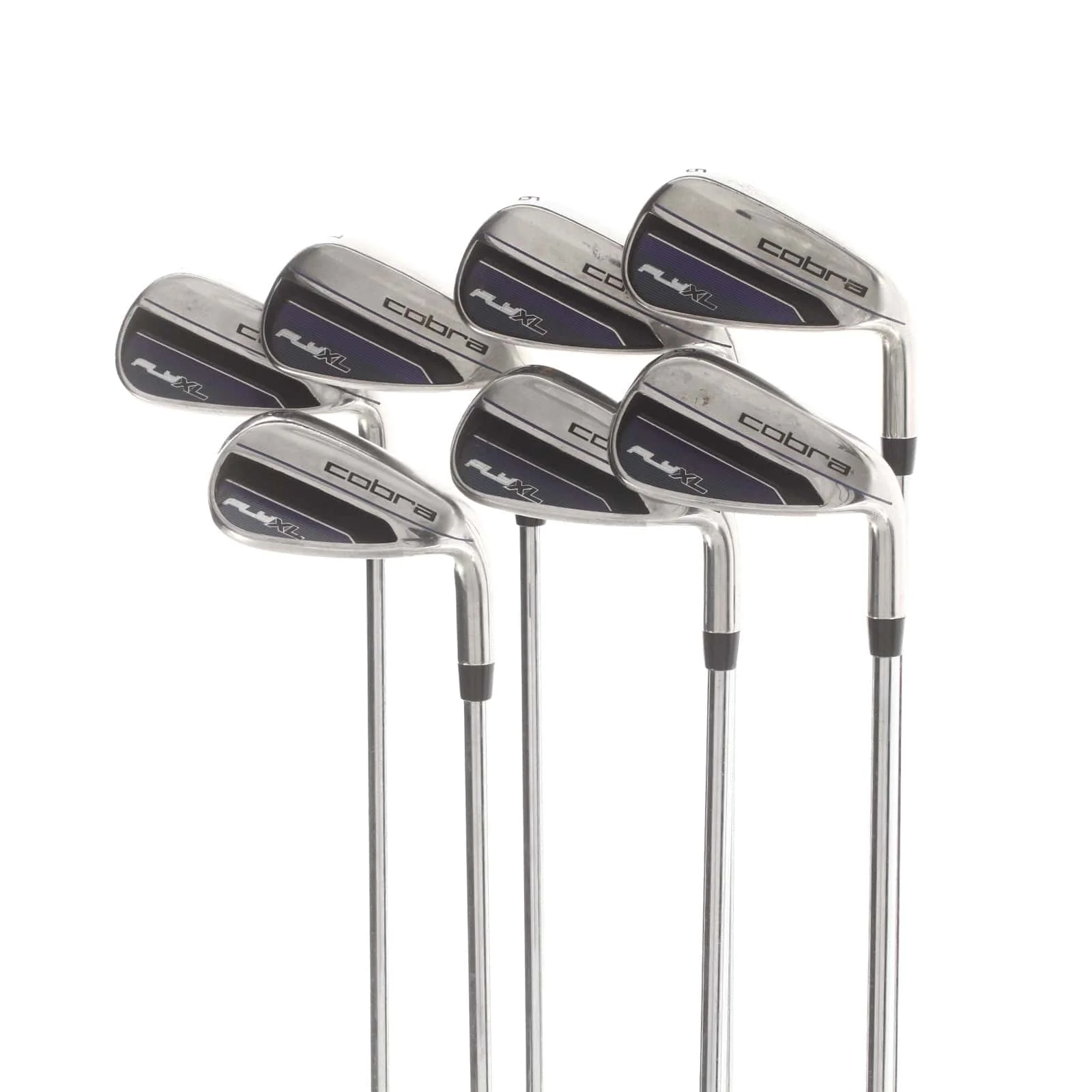 Cobra FLY-XL Steel Mens Right Hand Irons 5-SW Regular - TX SERIES