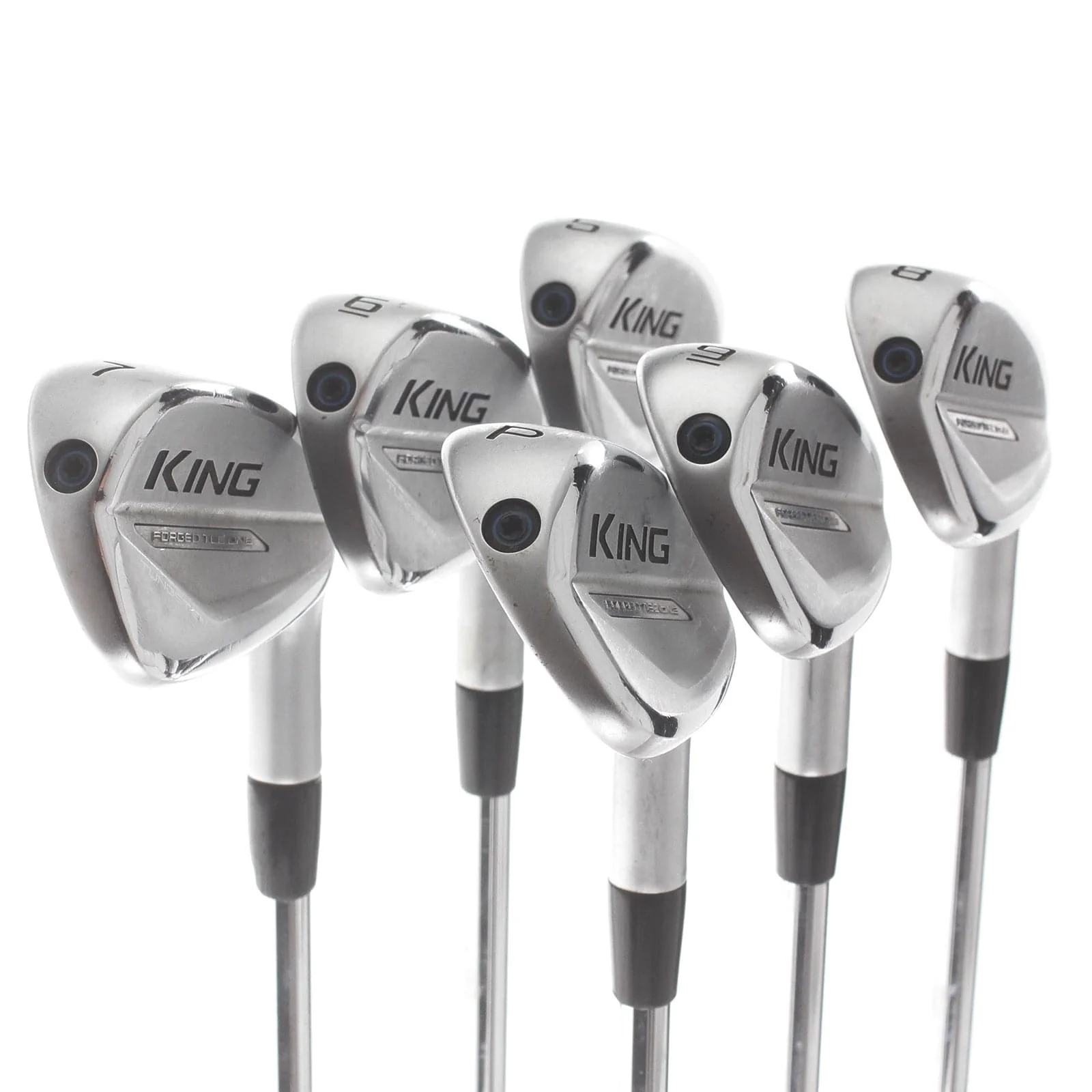 Cobra Forged Tec One Steel Mens Right Hand Irons 5-PW Stiff - KBS $-Taper Lite - Image 2