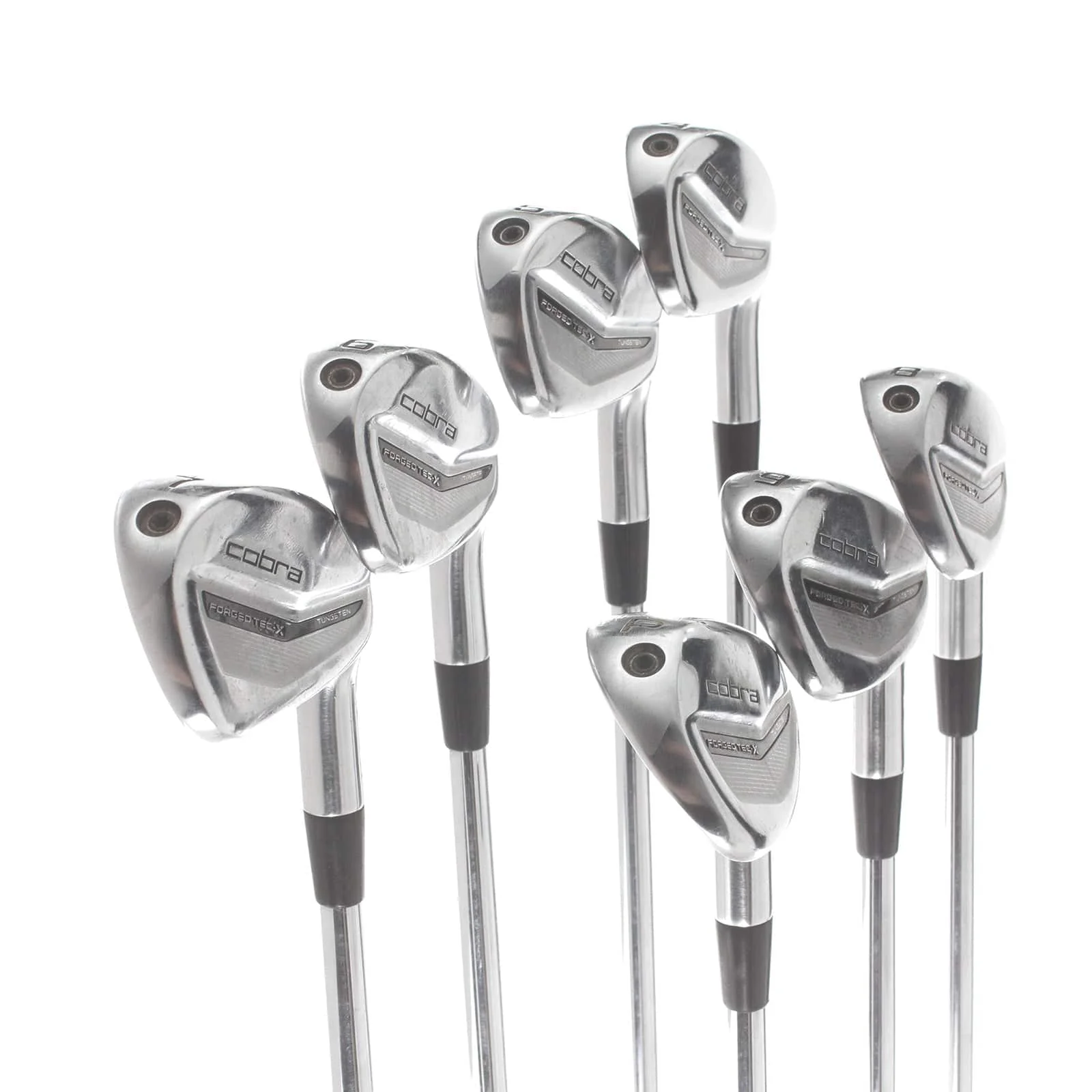 Cobra Forged Tec X Steel Mens Right Hand Irons 4-PW Stiff - KBS $-Taper 120 - Image 2