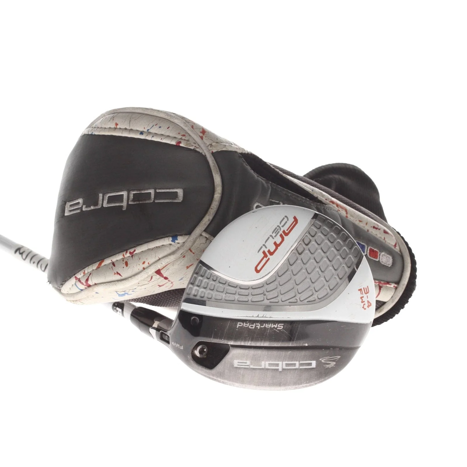 Cobra King AMP Cell Graphite Mens Right Hand Fairway 3 Wood 14* Regular - Fujikura Fuel 57g