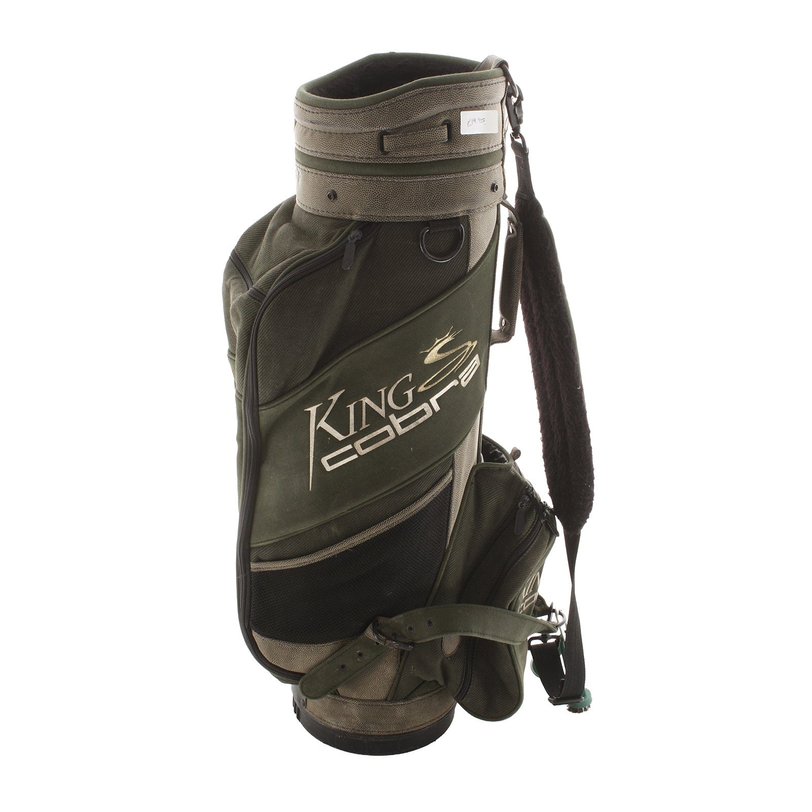Cobra King Cart Bag - Green/Biege - Image 3