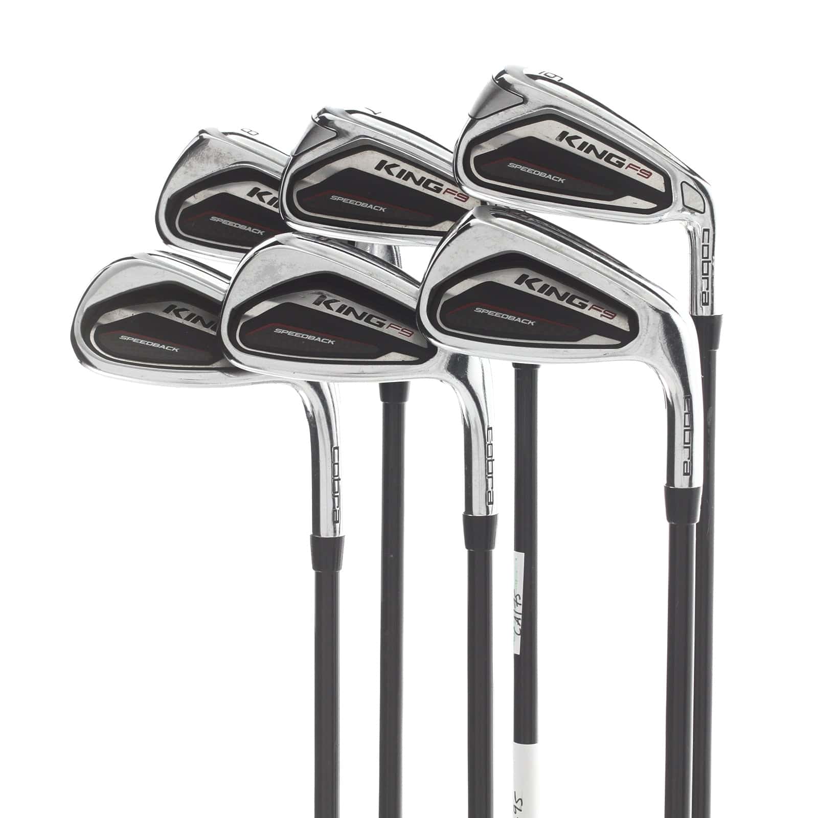 Cobra King F9 Graphite Mens Right Hand Irons 6-SW Regular - Fujikura Atmos 6R