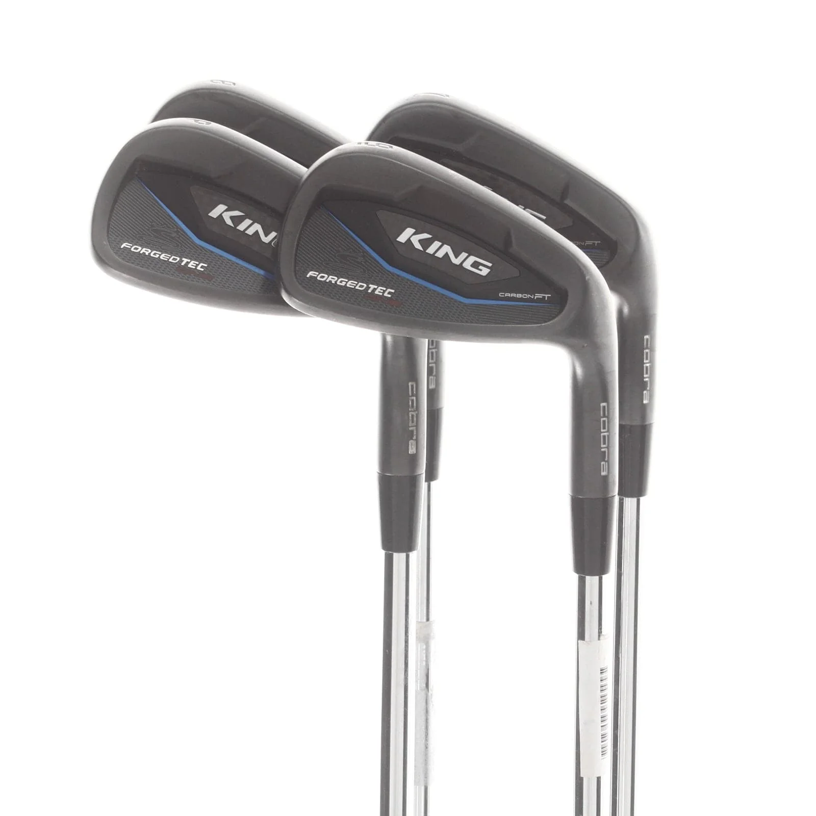 Cobra King Forged Tec One Length Steel Mens Right Hand Irons 7-PW Regular - KBS Tour R+