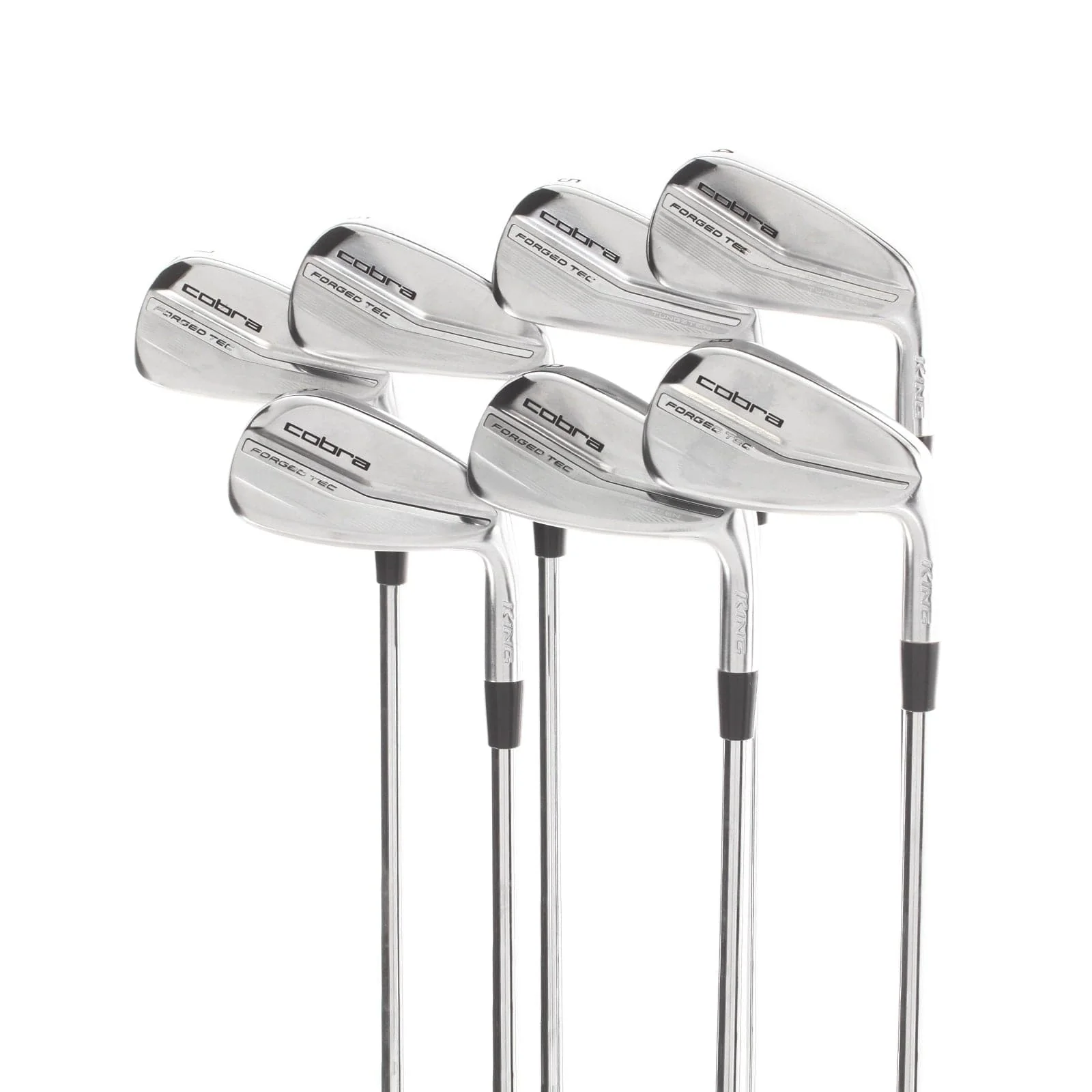 Cobra King Forged Tec Steel Mens Right Hand Irons 4-PW Stiff - KBS $-Taper Lite