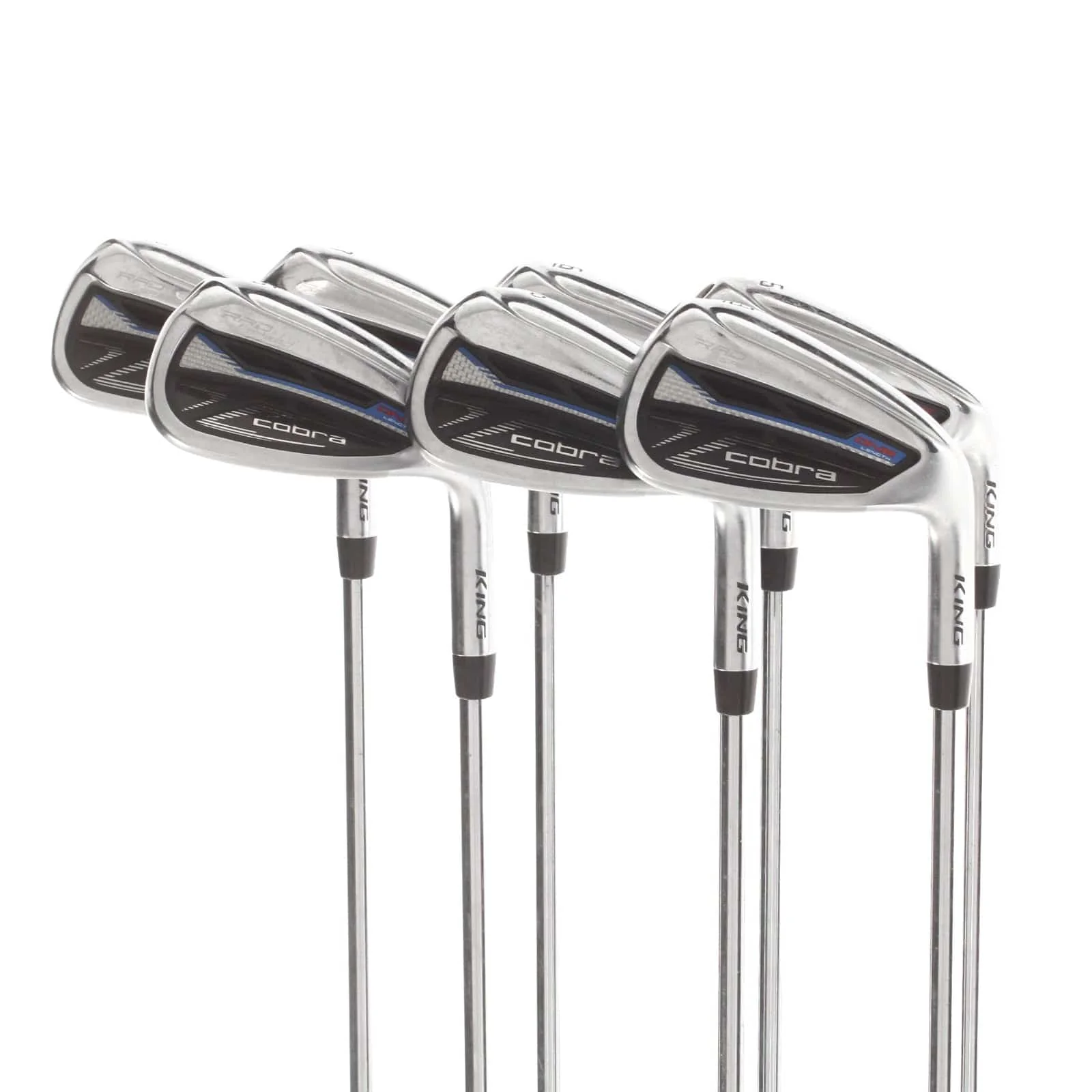 Cobra King Radspeed One Length Steel Mens Right Hand Irons 5-GW Regular - KBS Tour