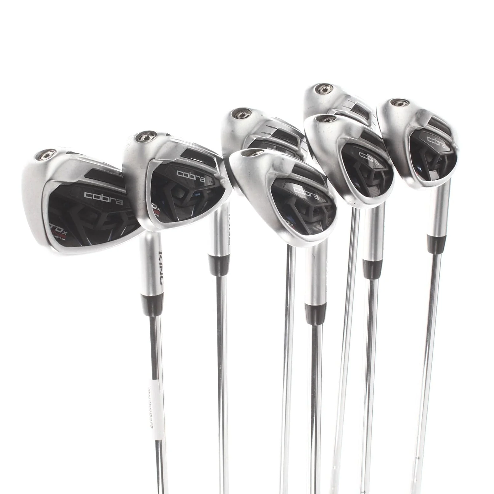 Cobra LTDx One Length Steel Mens Right Hand Irons 6-SW+GW Regular - KBS Tour 80 - Image 2