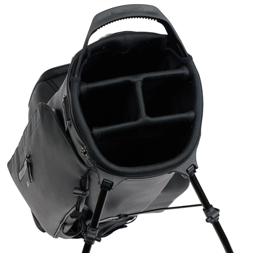 Cobra Premium Stand Bag - Black/Silver - Image 2