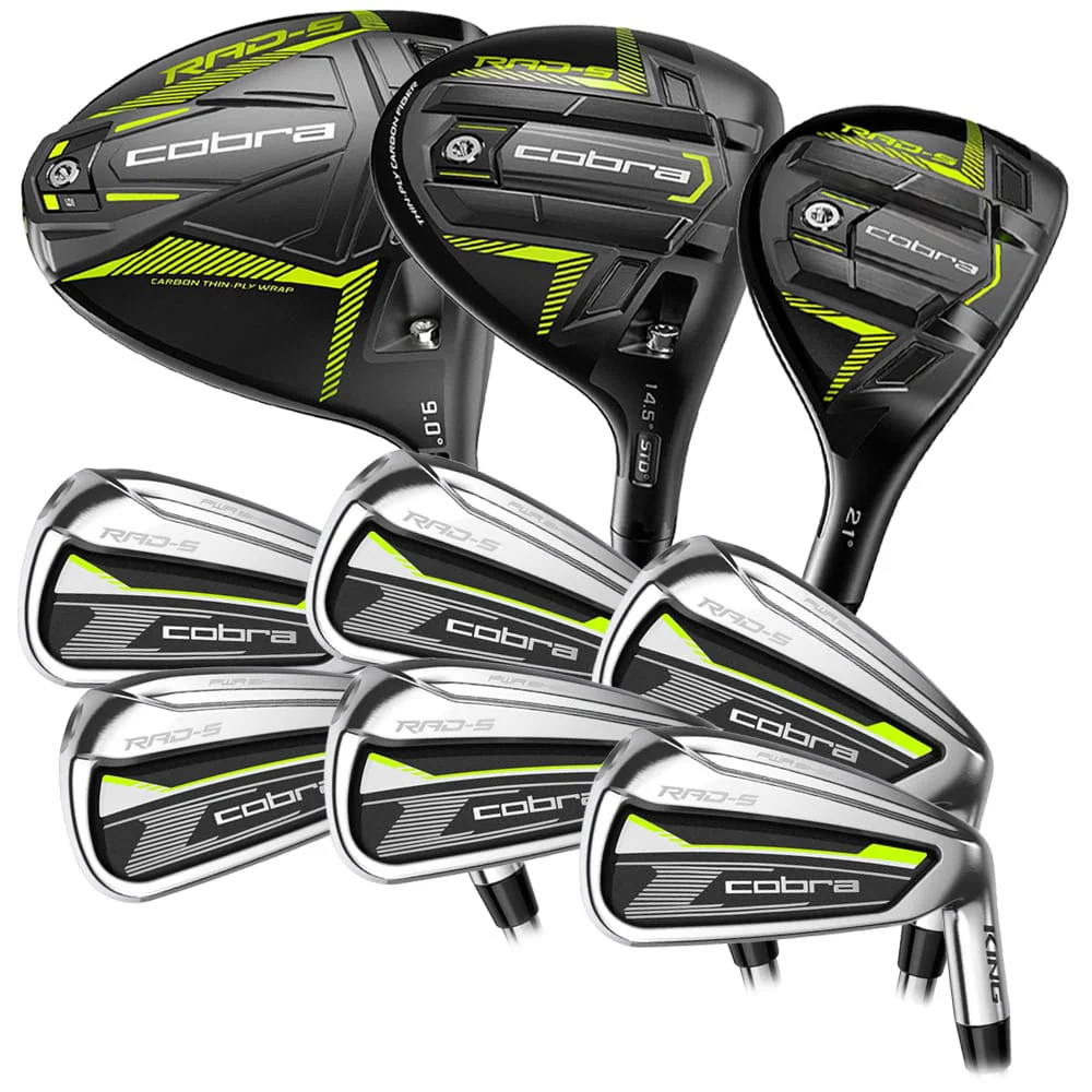 Cobra Rad-S 9-Piece Club Set - Steel - Image 20