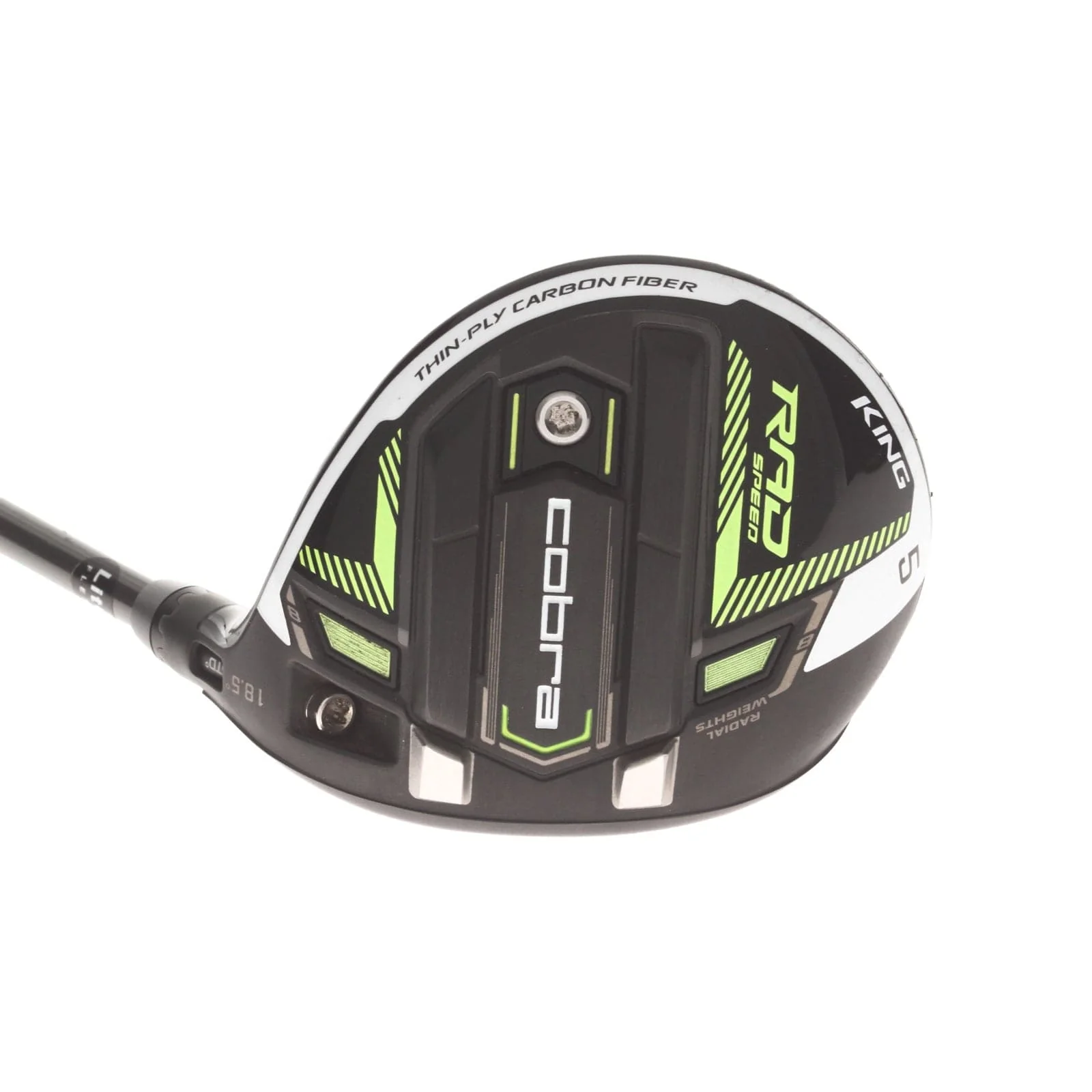 Cobra Radspeed Graphite Mens Right Hand Fairway 5 Wood 18.5* Senior - Evenflow Riptide CB 40 - Image 2