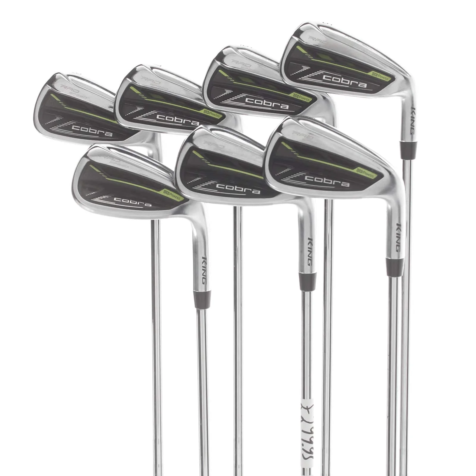 Cobra Radspeed Steel Mens Right Hand Irons 5-SW Regular - KBS Tour 90