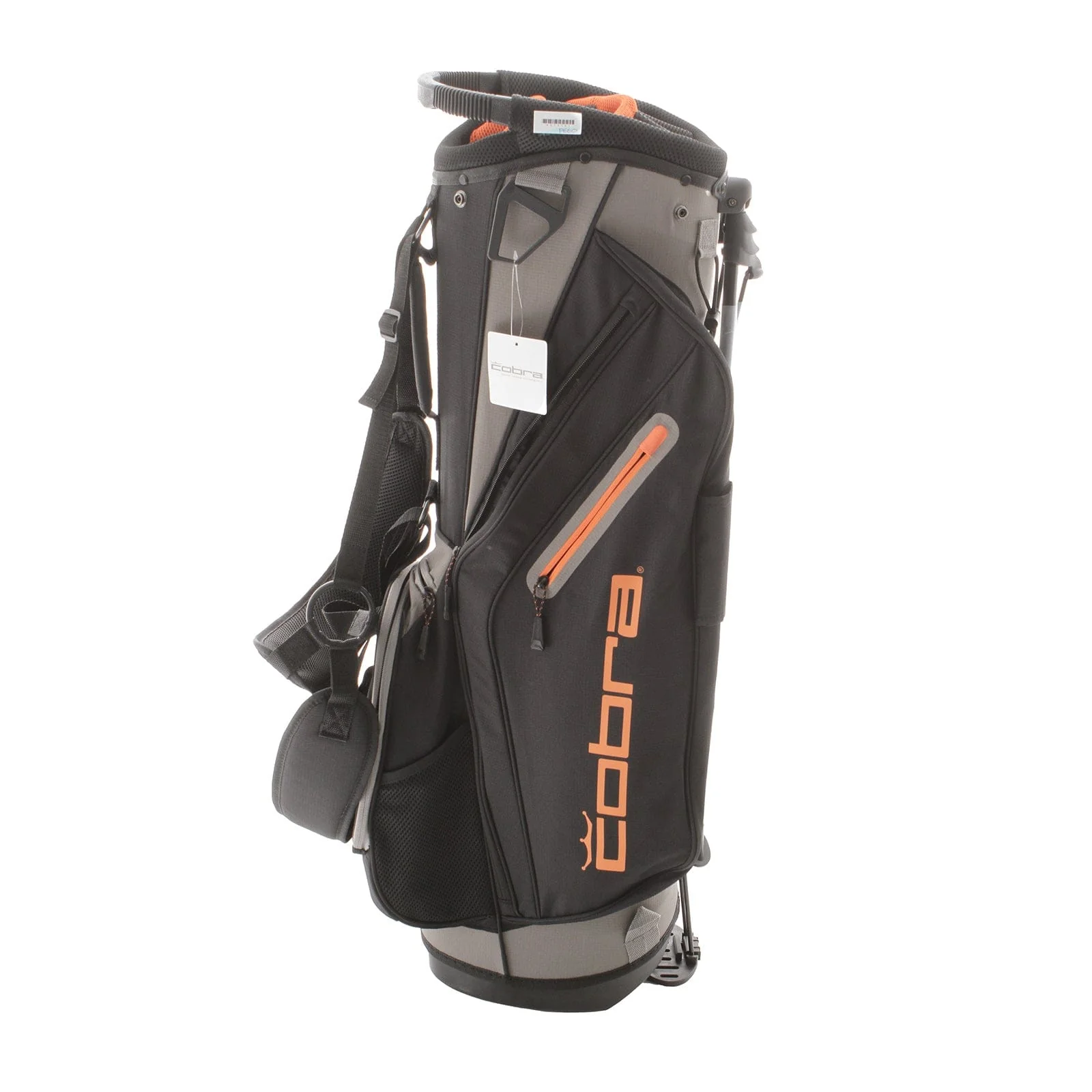 Cobra Signature Stand Bag - Black/Orange - Image 2