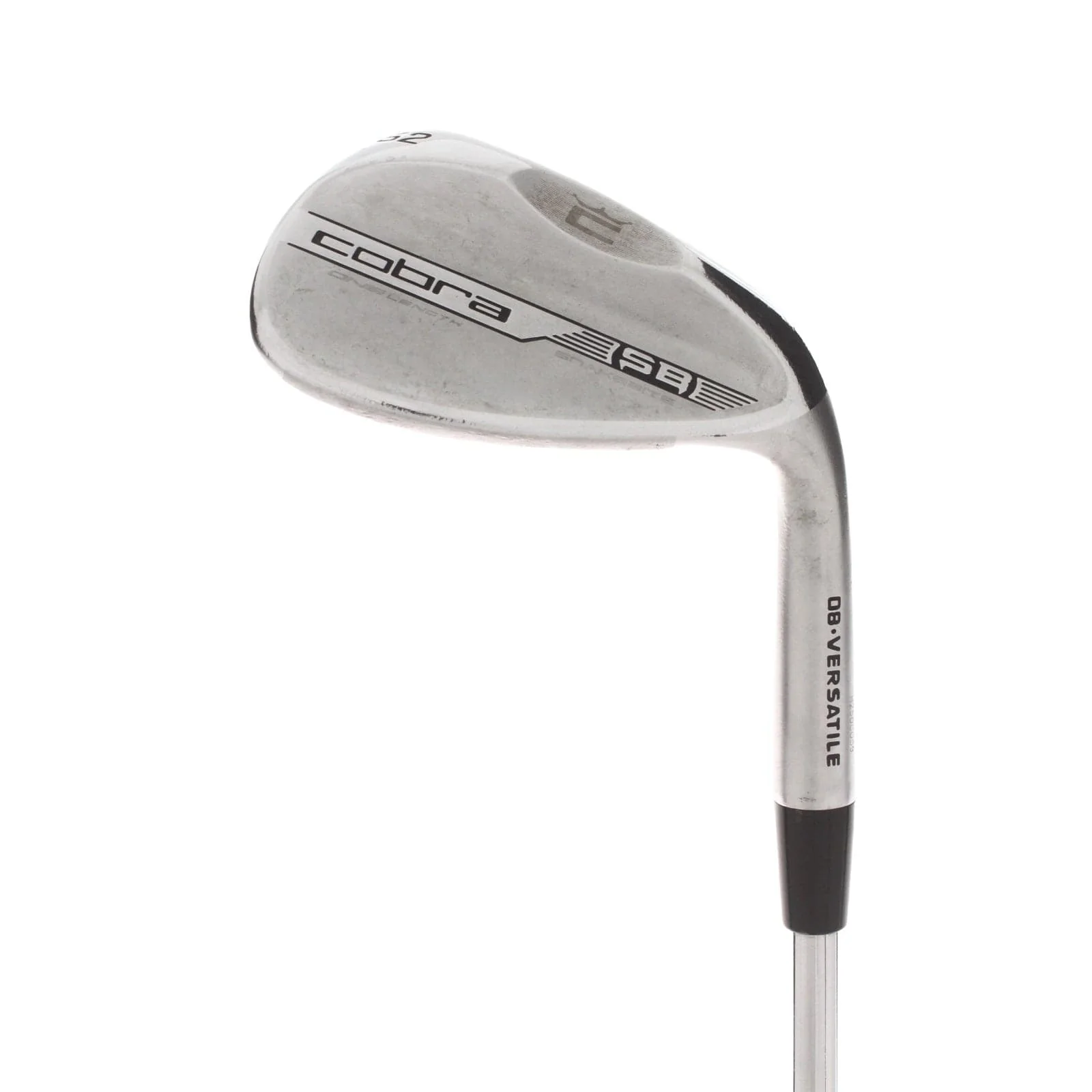 Cobra Snakebite 2023 Steel Mens Right Hand Gap Wedge 52* 8 Bounce Versatile Grind Stiff - KBS H-Rev 2.0 125