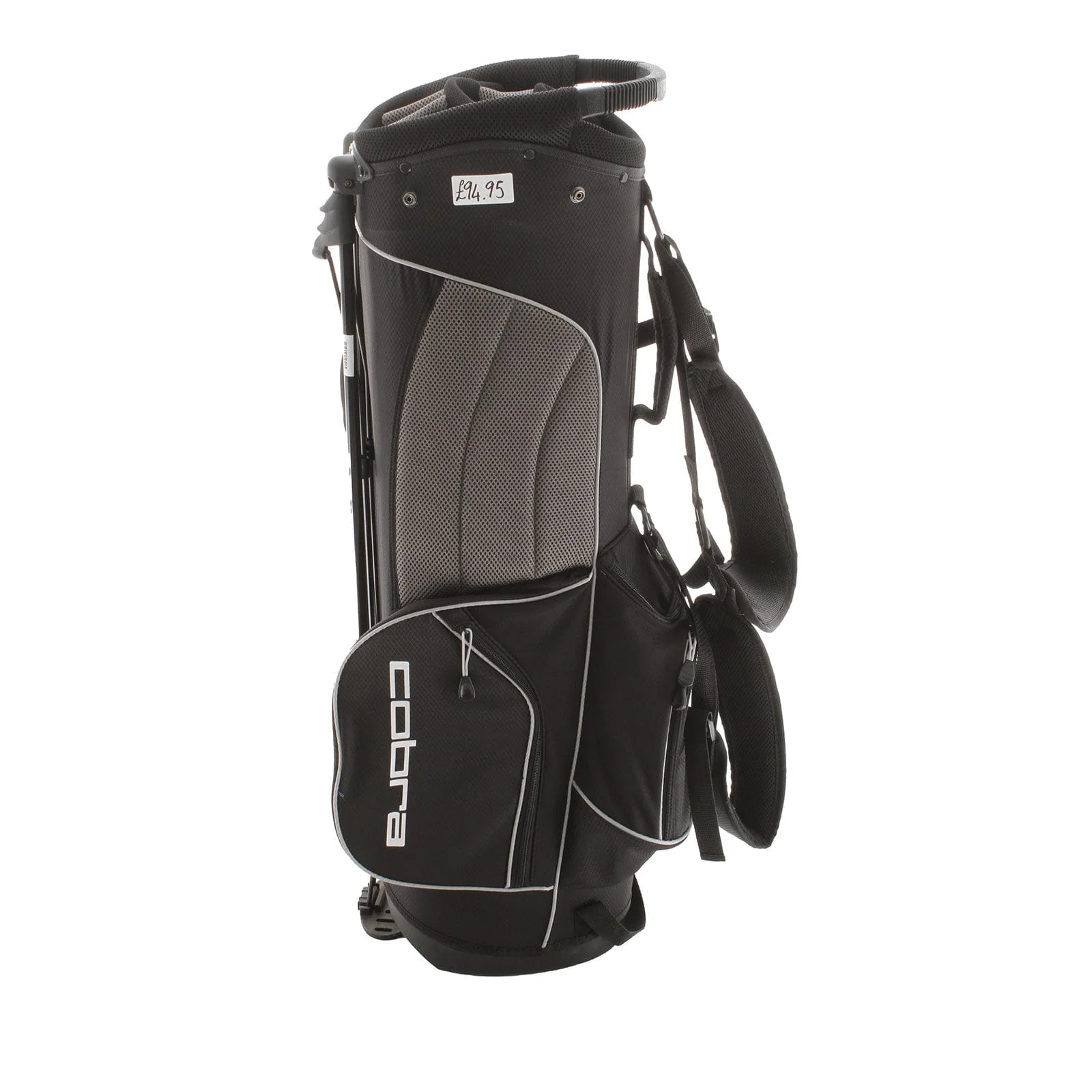Cobra Stand Bag - Black/Grey/White - Image 4