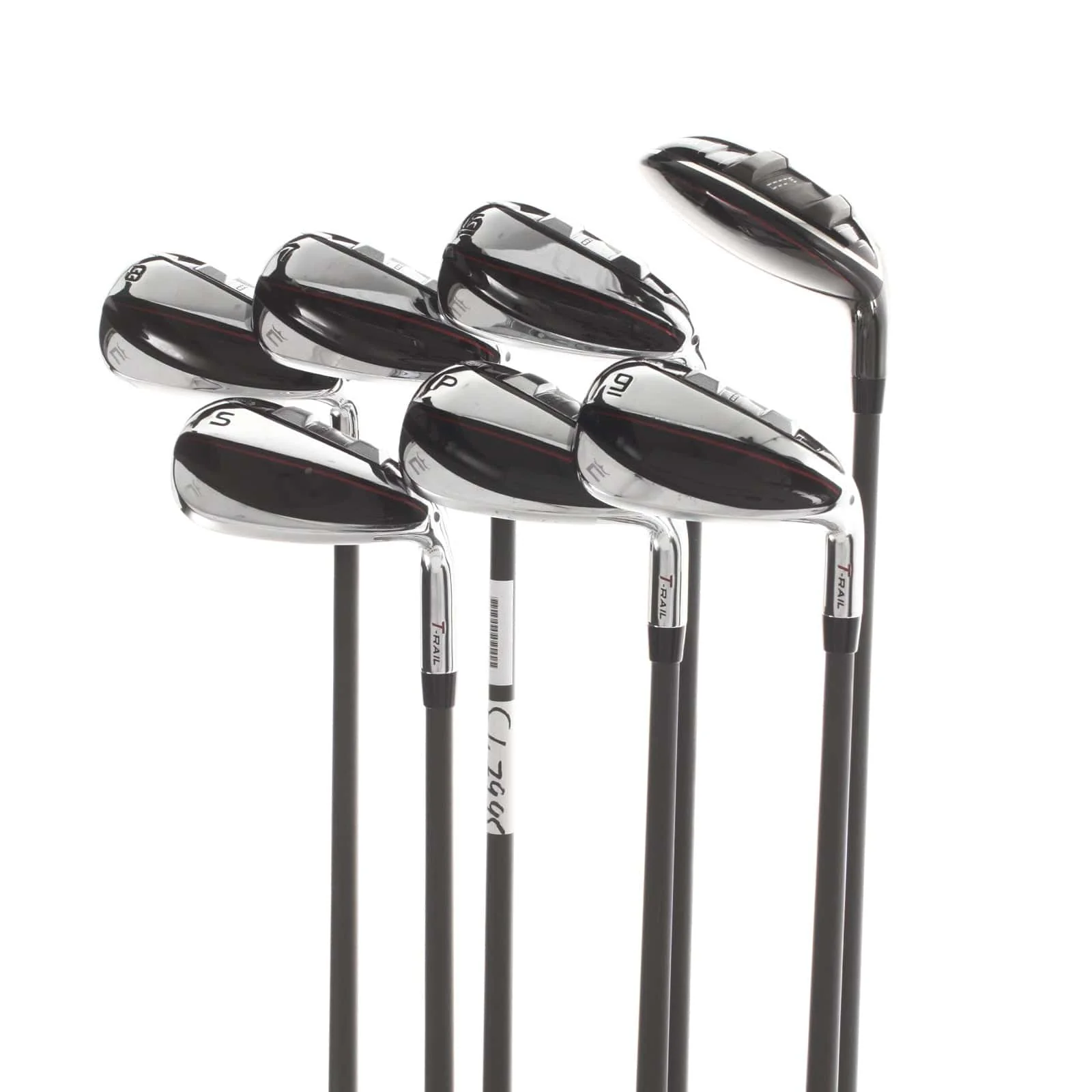 Cobra T-Rail 2023 Graphite Mens Right Hand Irons 5-SW Regular - Ultralite 50 - Image 2