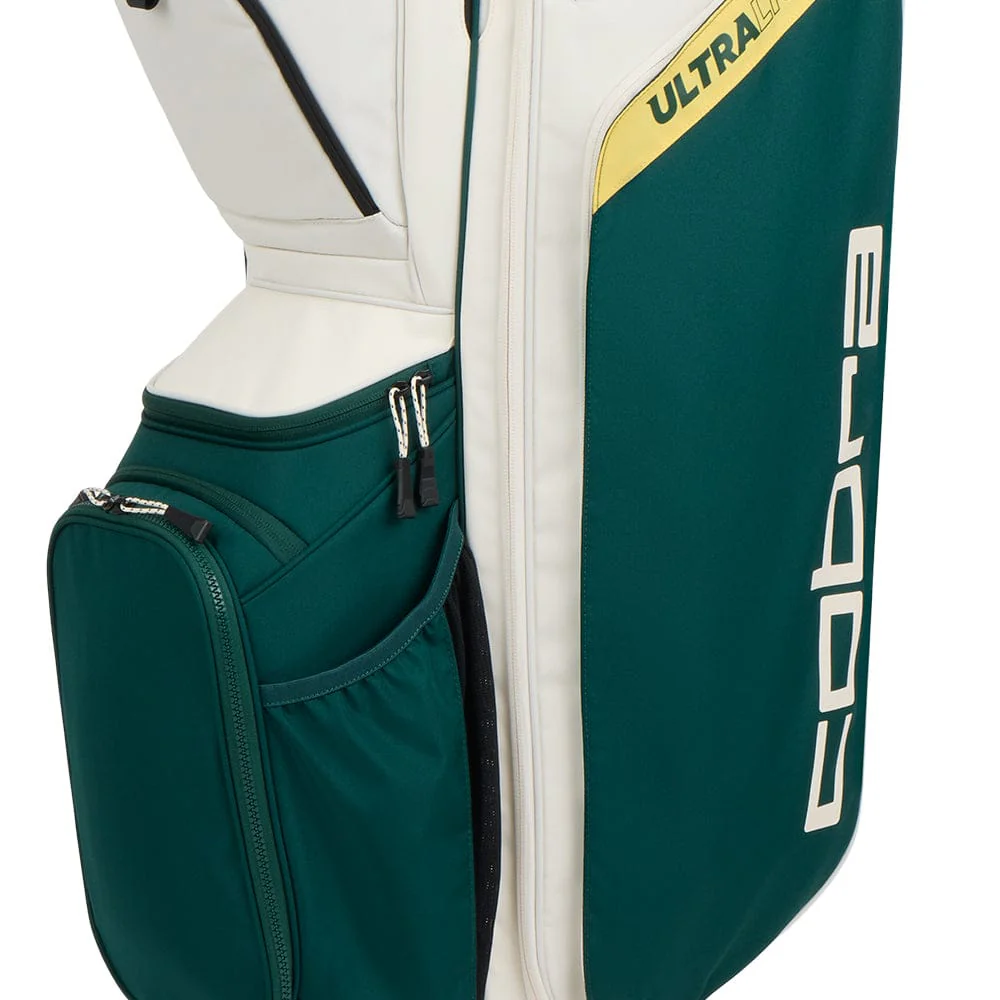 Cobra Ultralight 2 Cart Bag - Sugared Almond/Dark Myrtle/Sunny Yellow - Image 3